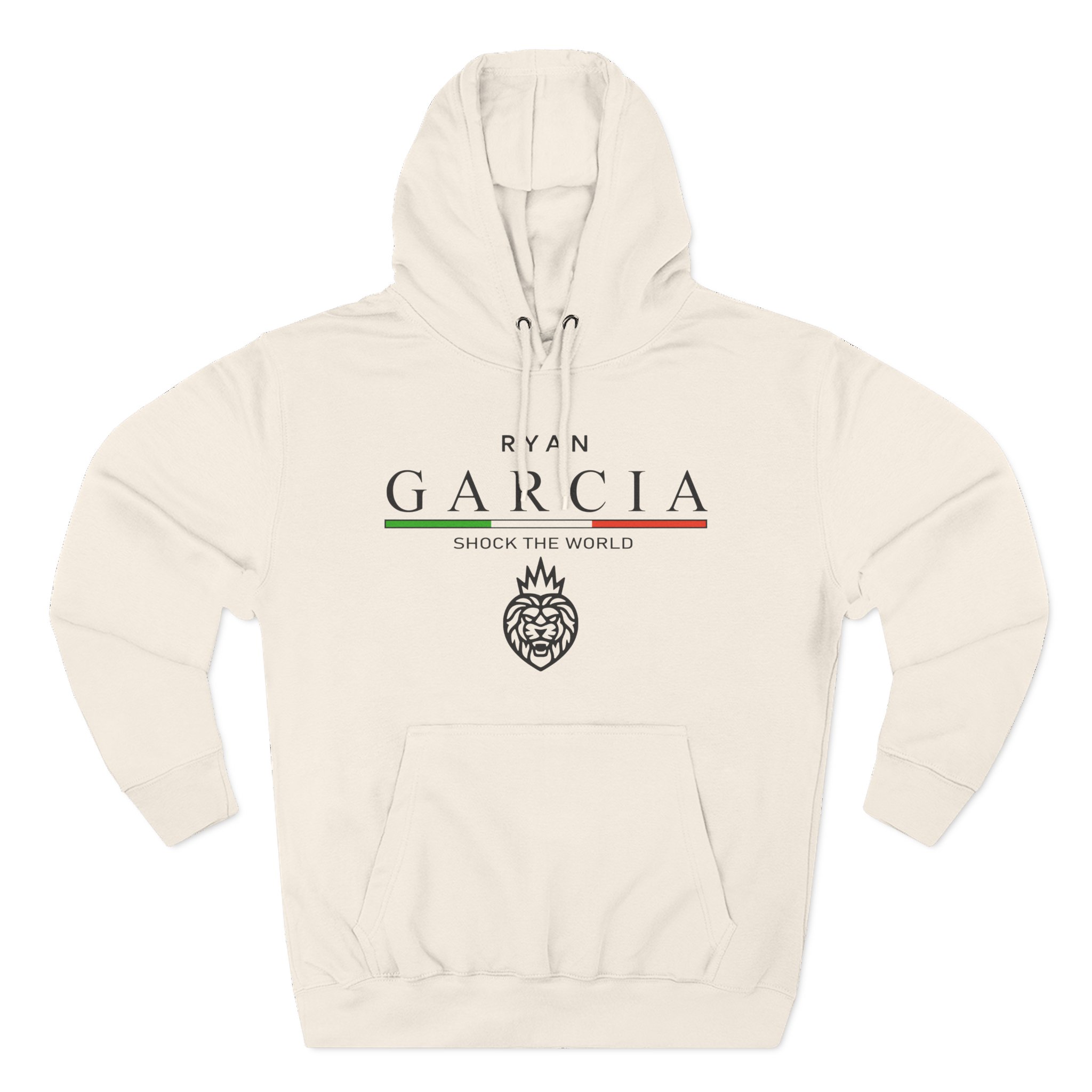 Ryan Garcia shock the world Three-Panel Fleece Hoodie