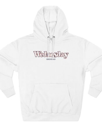 Gemischtes Hack Wednesday Three-Panel Fleece Hoodie