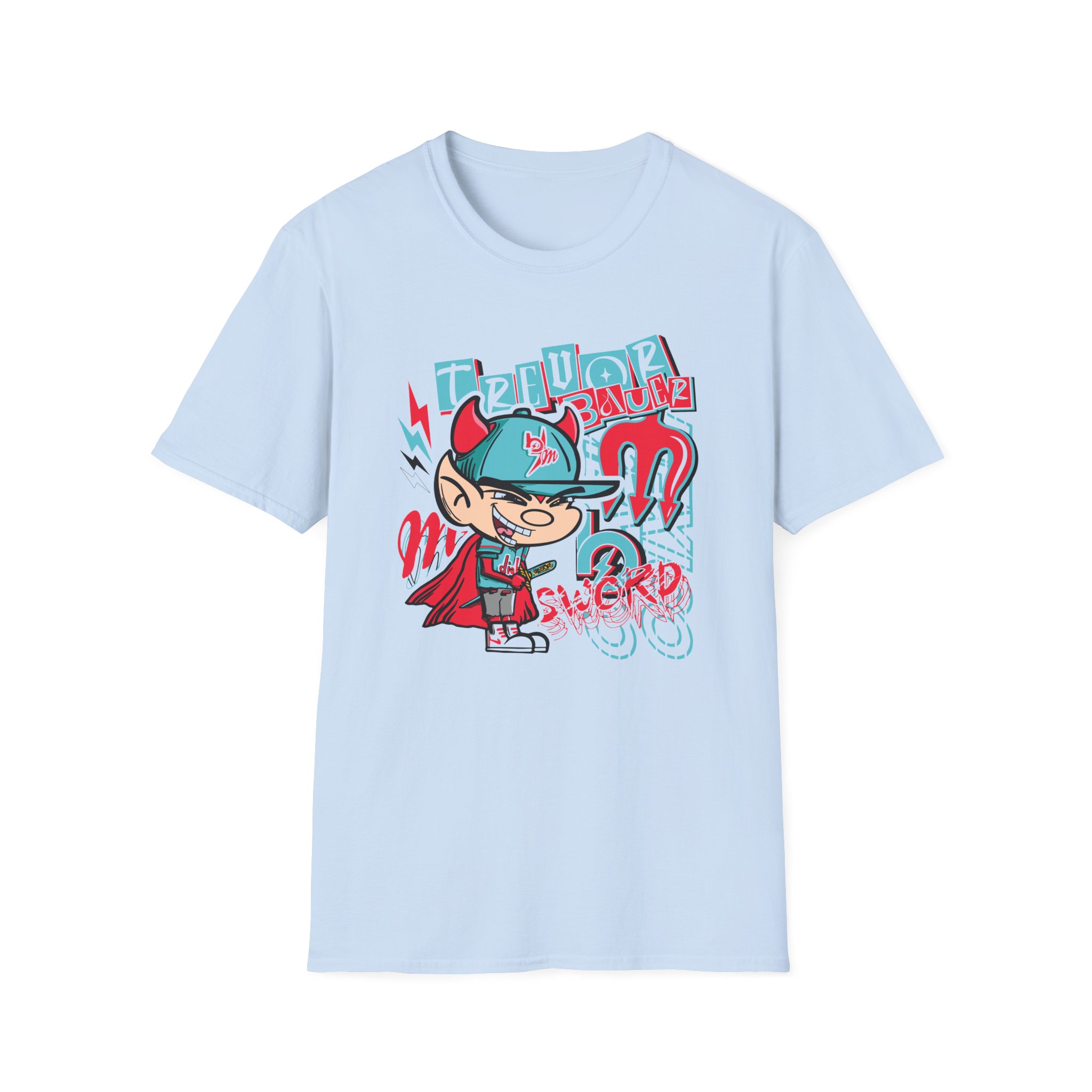 Trevor Bauer Diablo's Cartoon Unisex Softstyle T-Shirt