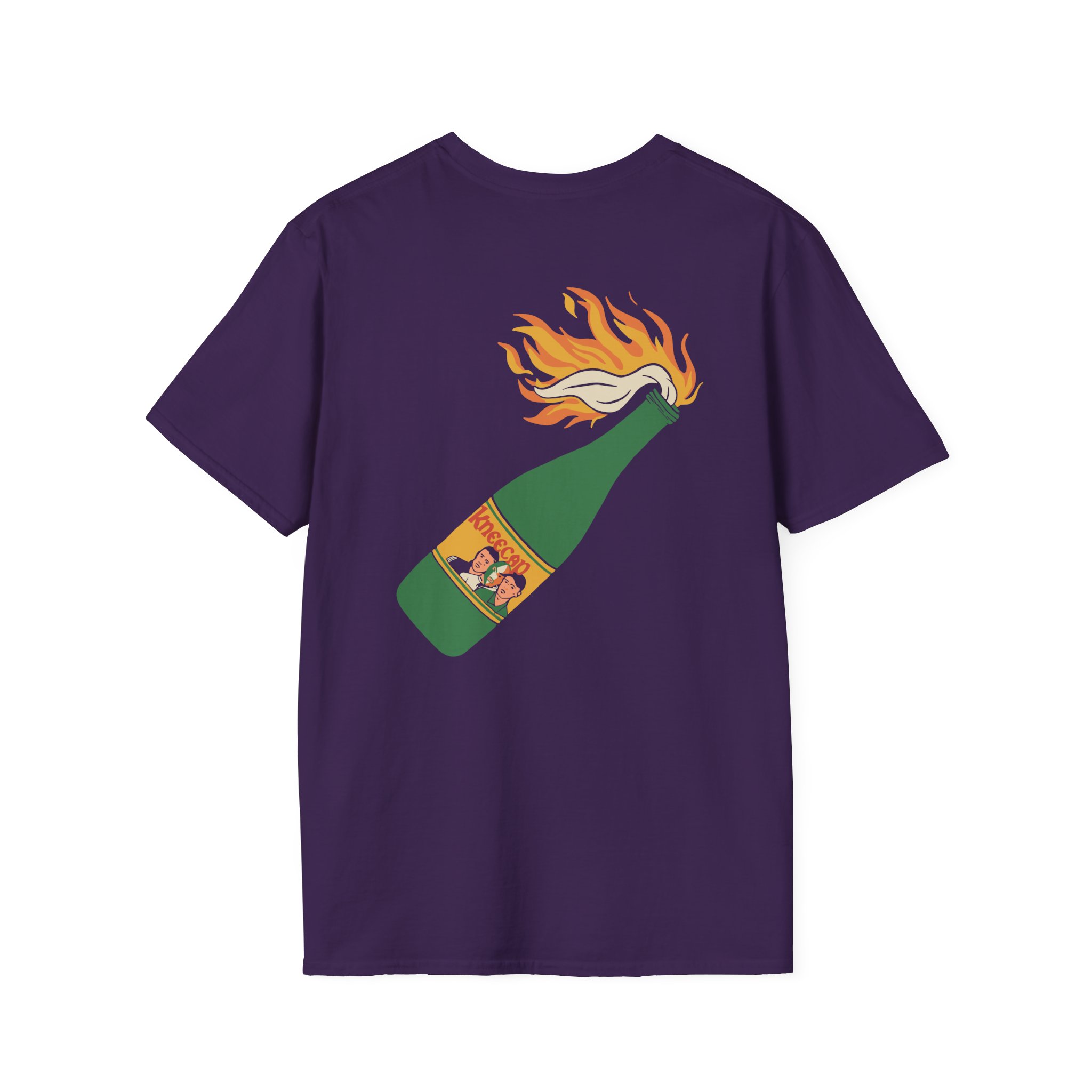 Flaming Buckfast Unisex Softstyle T-Shirt