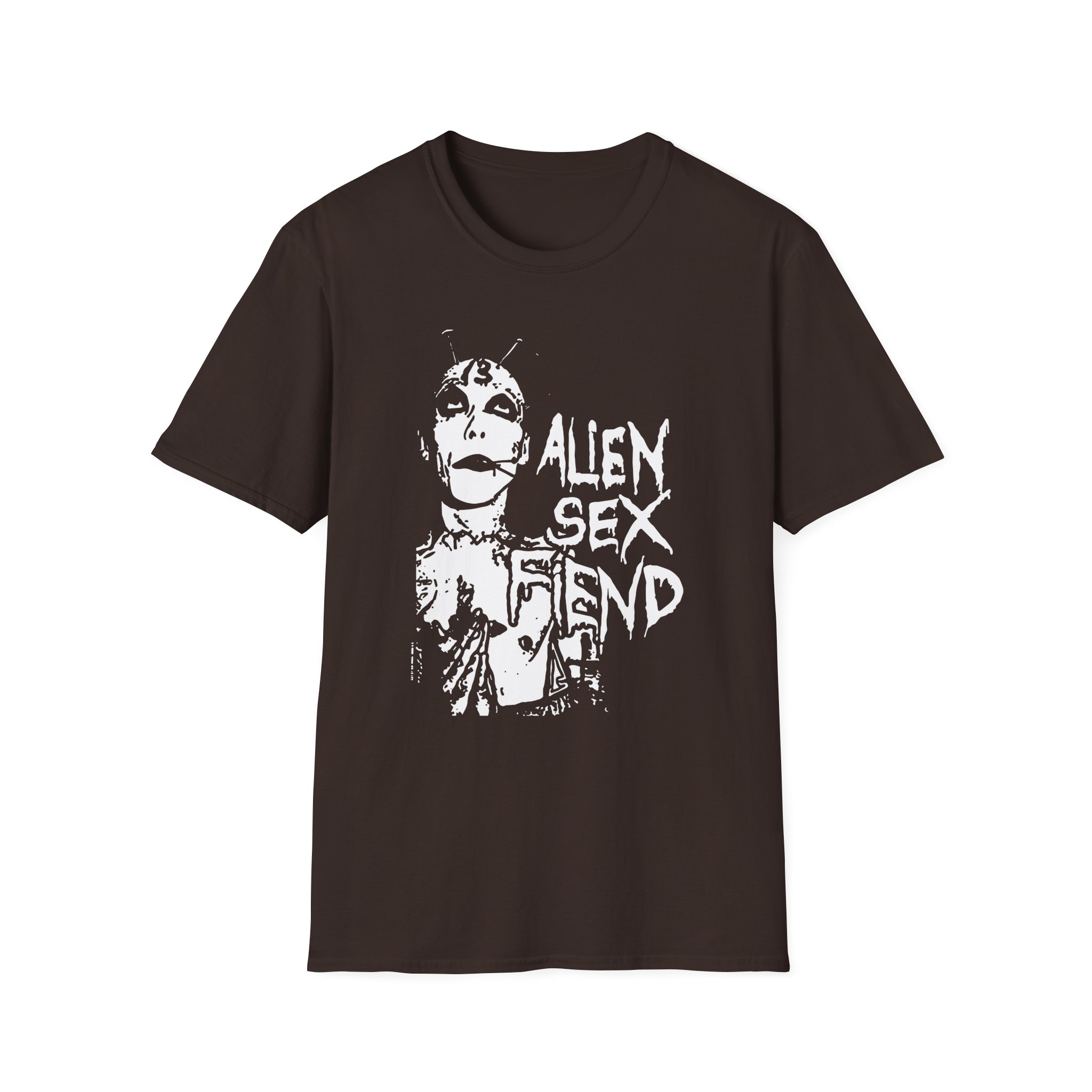Alien Sex Fiend 13 Head Unisex Softstyle T-Shirt