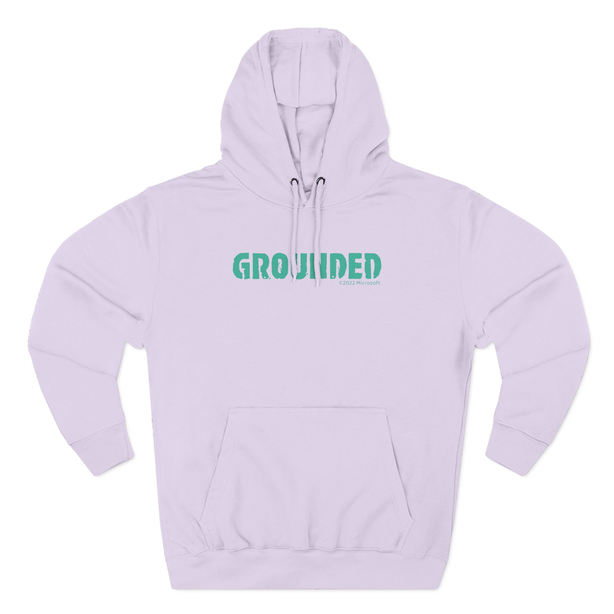 Grounded Logo Three-Panel Fleece Hoodie