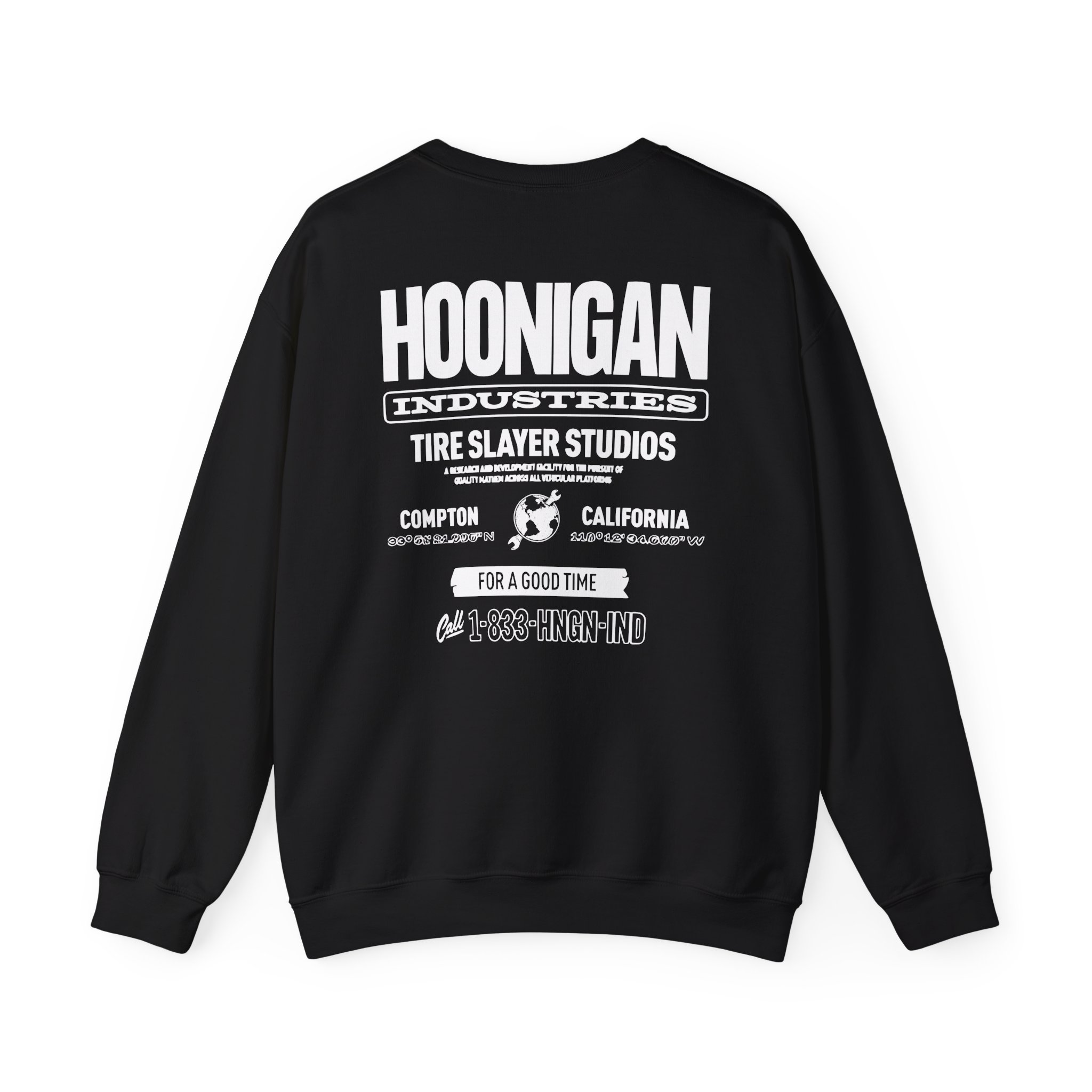 Ken Block Hoonigan Headquarters Unisex Heavy Blendâ„¢ Crewneck Sweatshirt