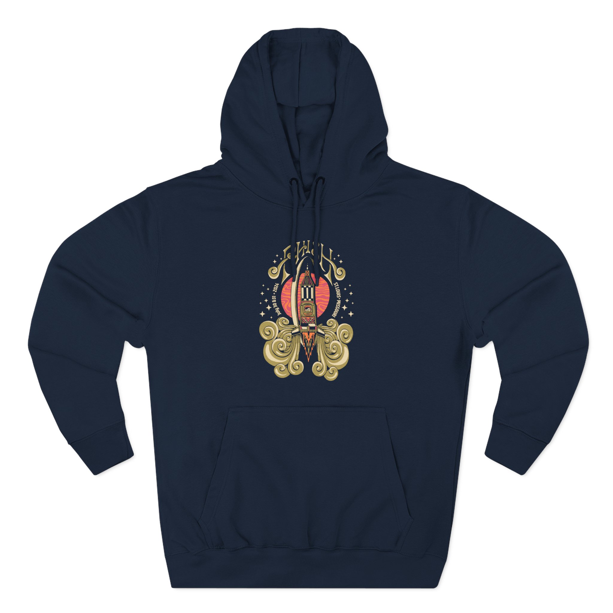 Phish St Louis Event Three-Panel Fleece Hoodie