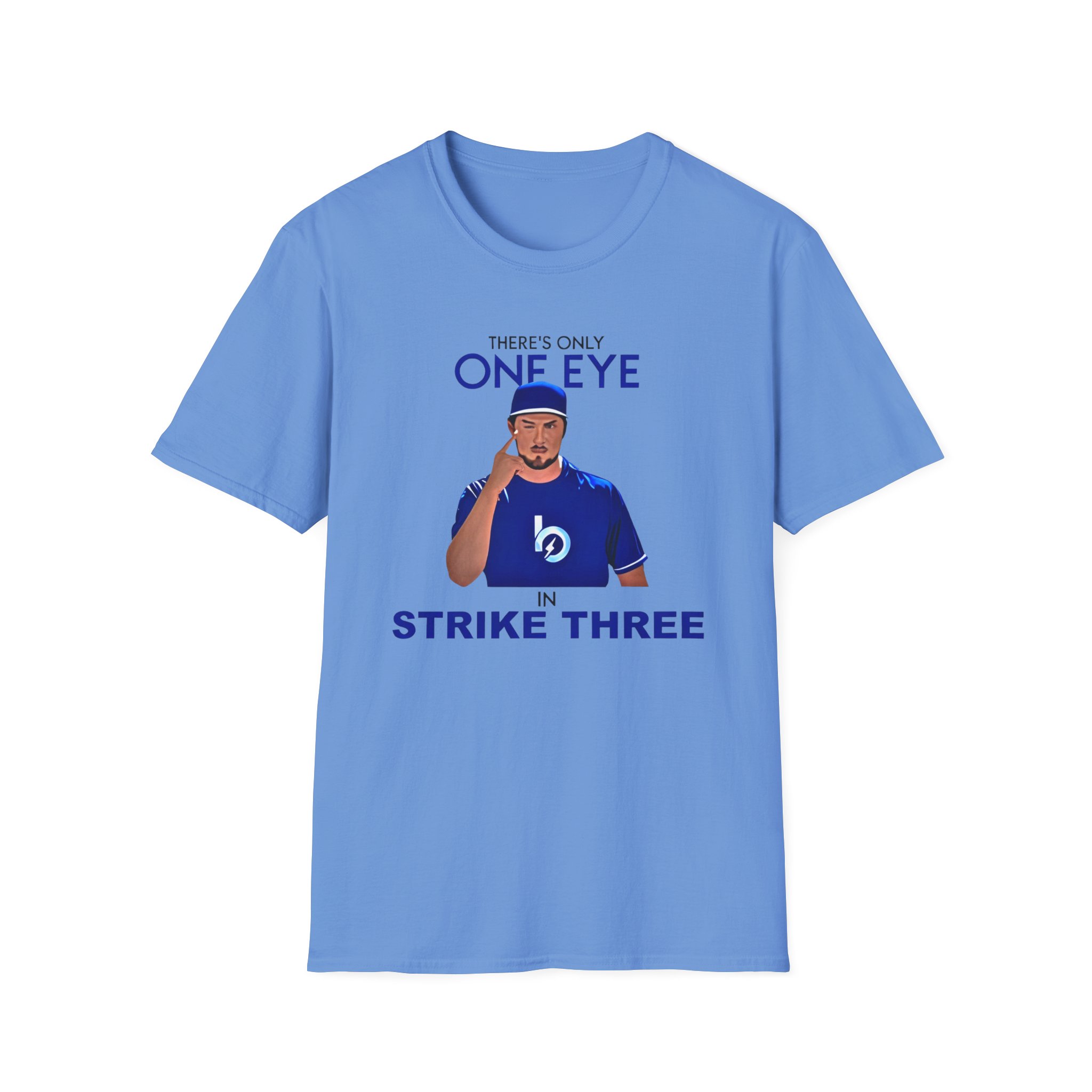 Trevor Bauer There’s Only One Eye in Strike Three Unisex Softstyle T-Shirt