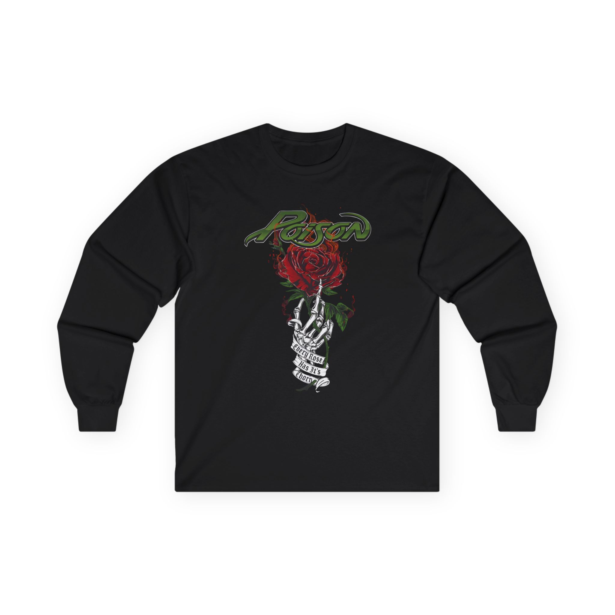 Poison Every Rose Has Its Thorn Unisex Ultra Cotton Long Sleeve Tee