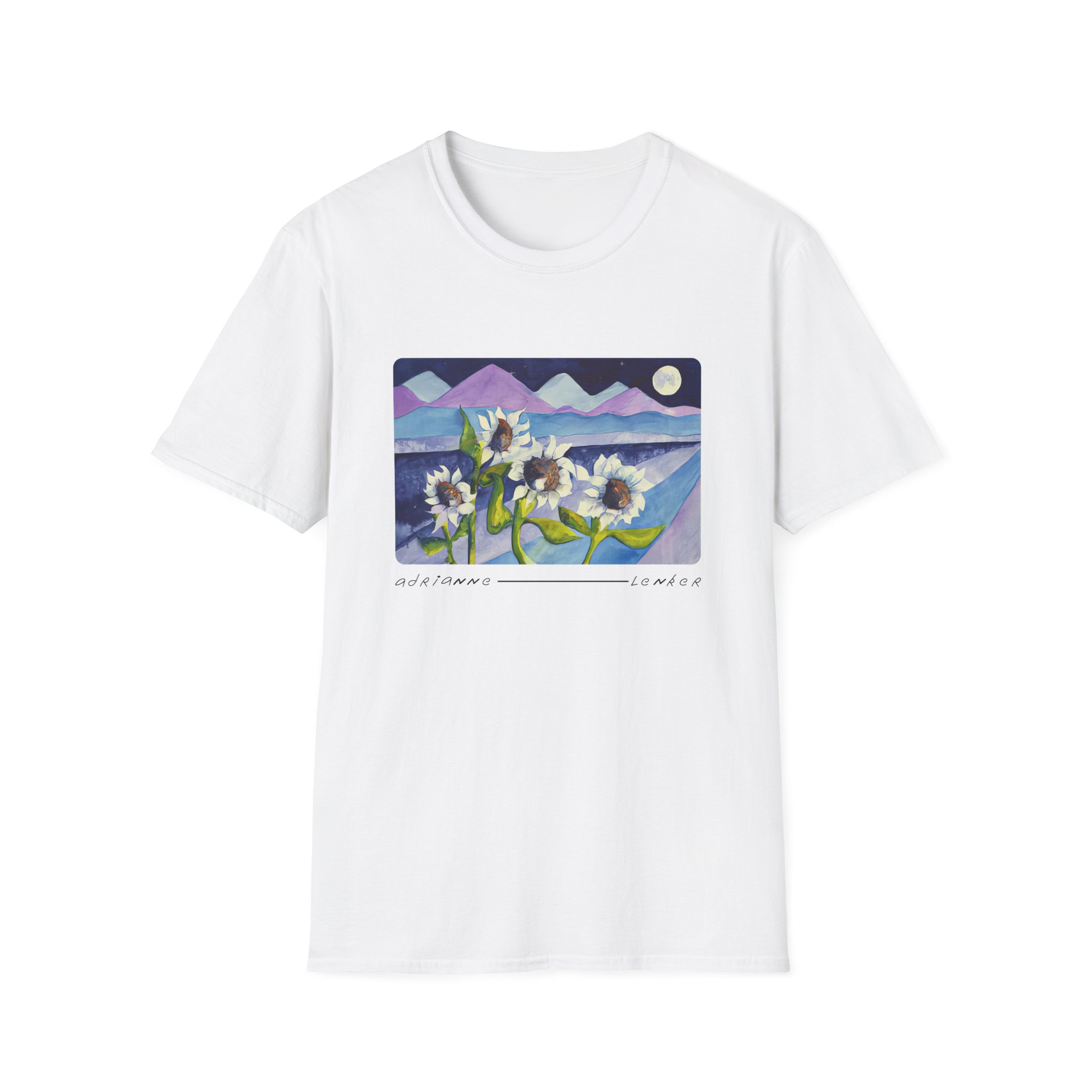 Adrianne Lenker Mema Moonflowers Unisex Softstyle T-shirt