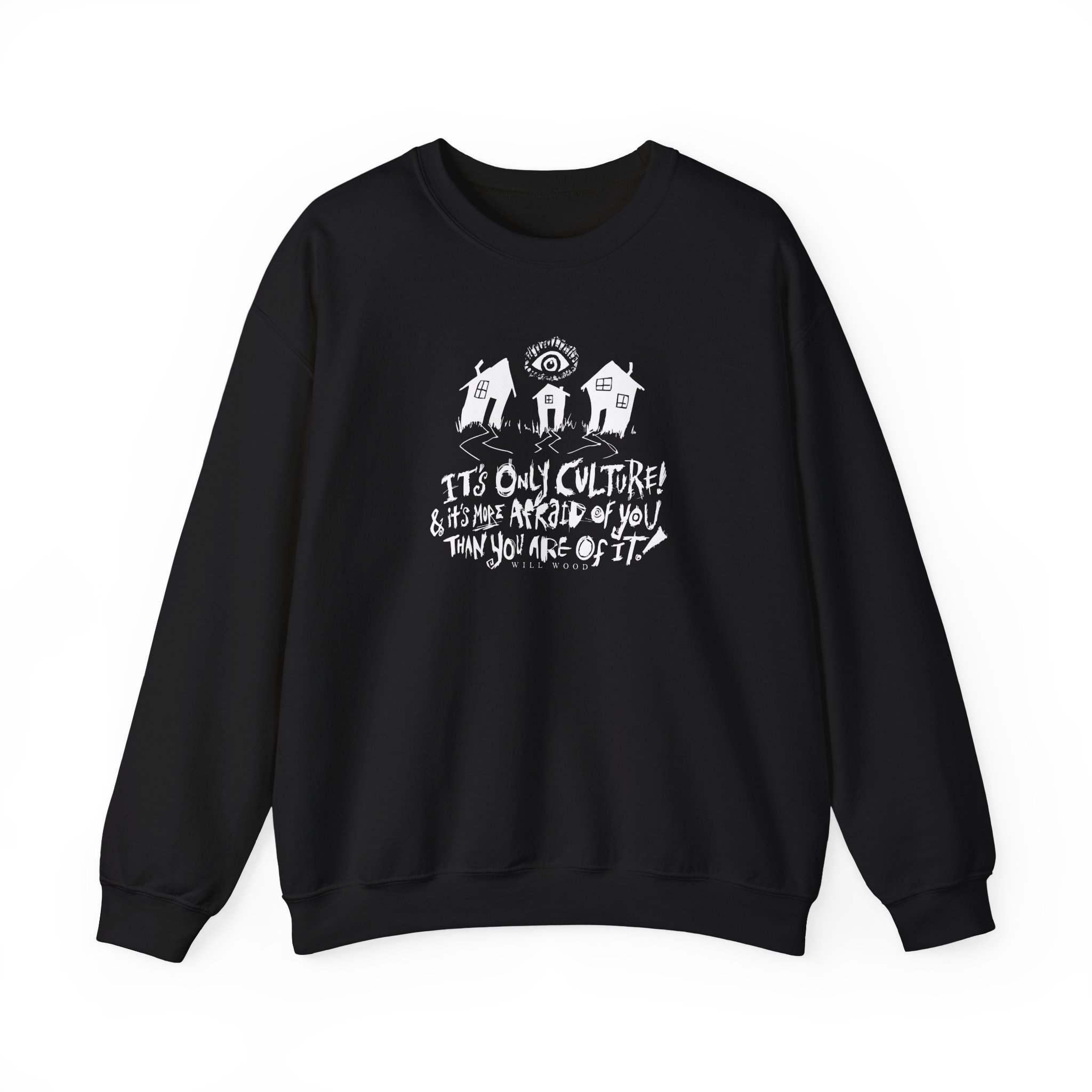 Will Wood Suburbia Unisex Heavy Blendâ„¢ Crewneck Sweatshirt