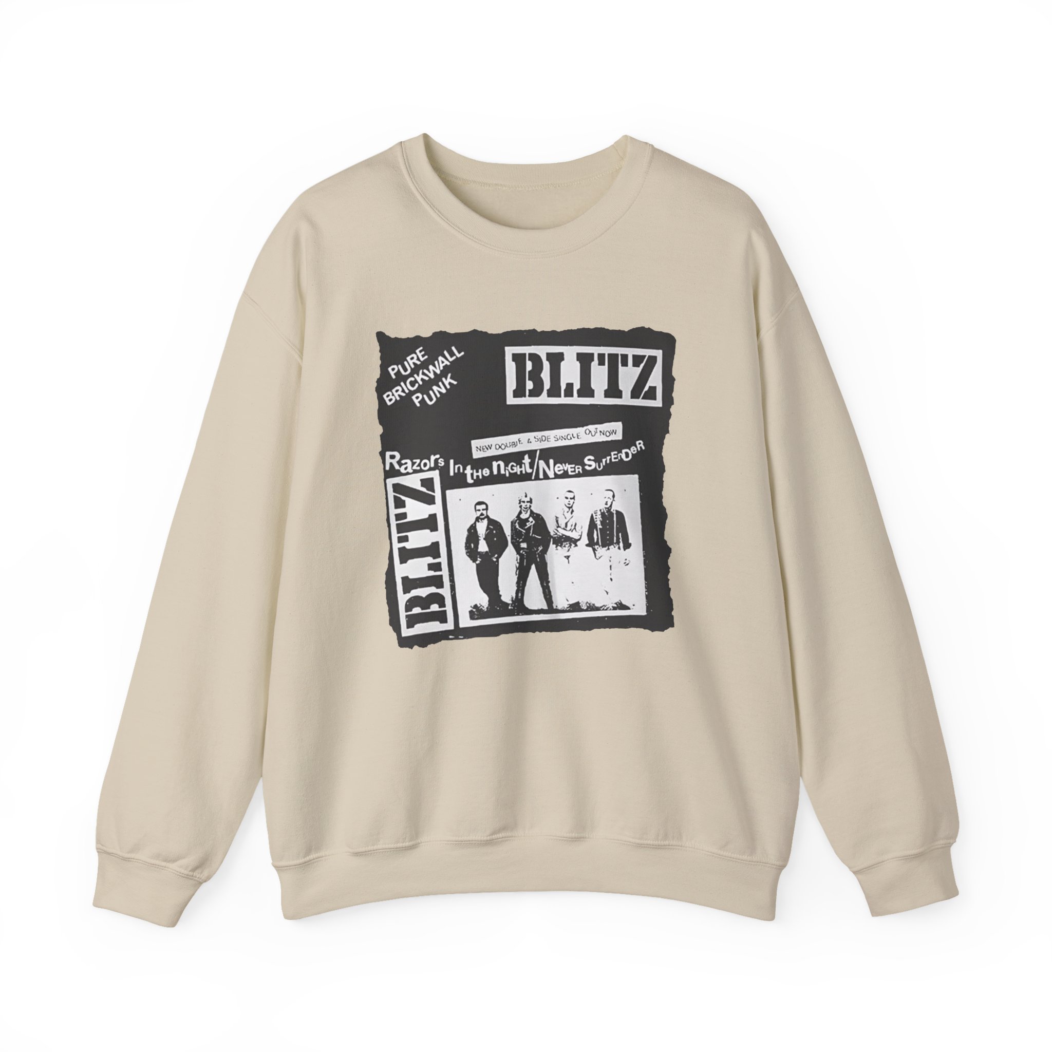 Blitz Pure Brick Wall Unisex Heavy Blendâ„¢ Crewneck Sweatshirt
