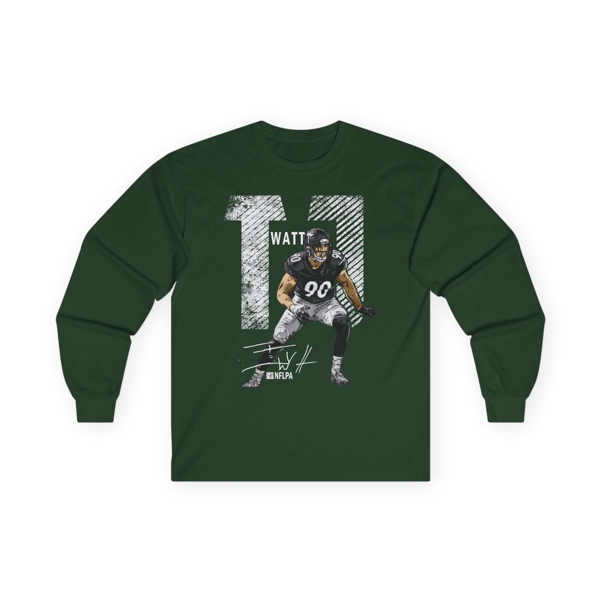 Tj Watt Mega Bold Unisex Ultra Cotton Long Sleeve Tee