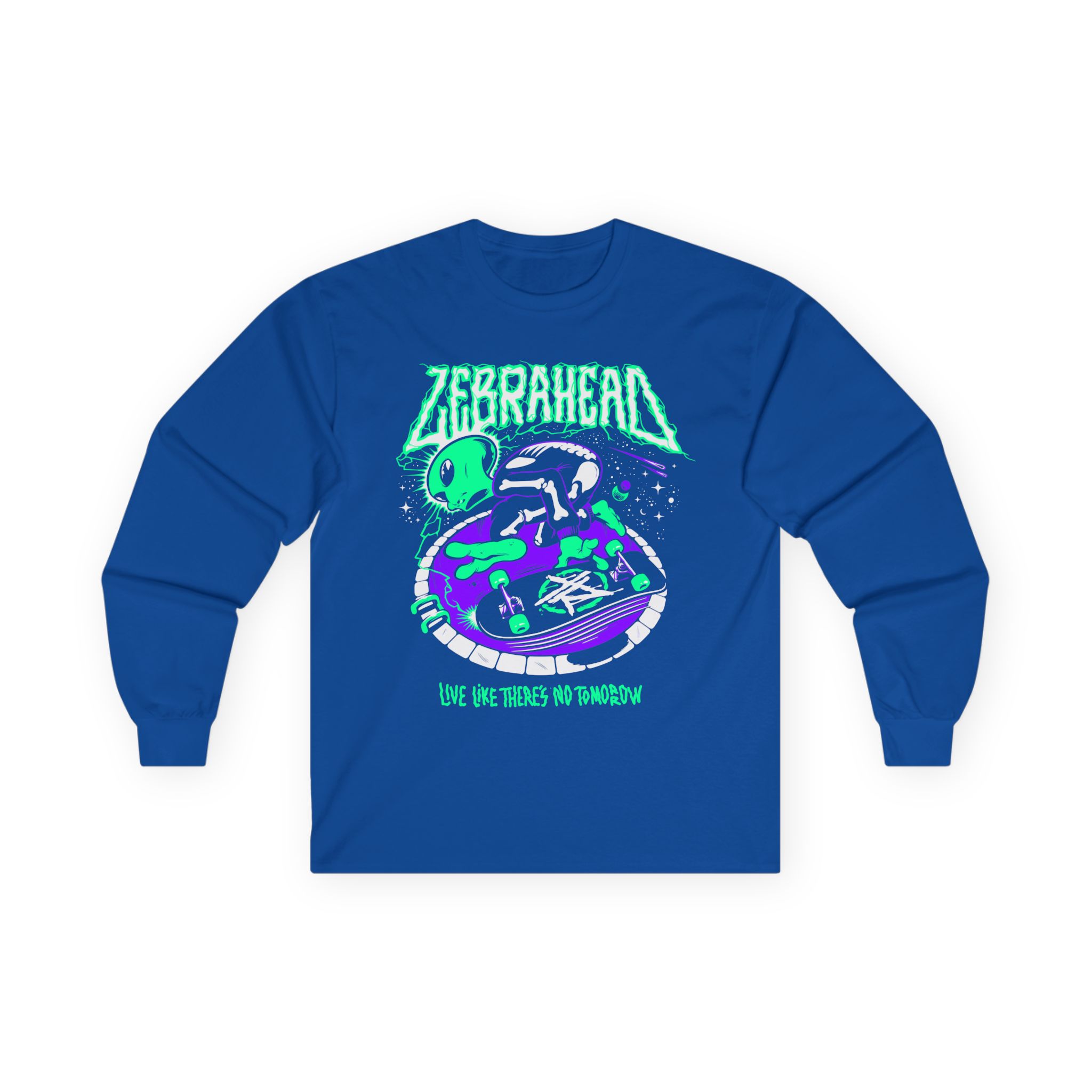Zebrahead Alien Unisex Ultra Cotton Long Sleeve Tee