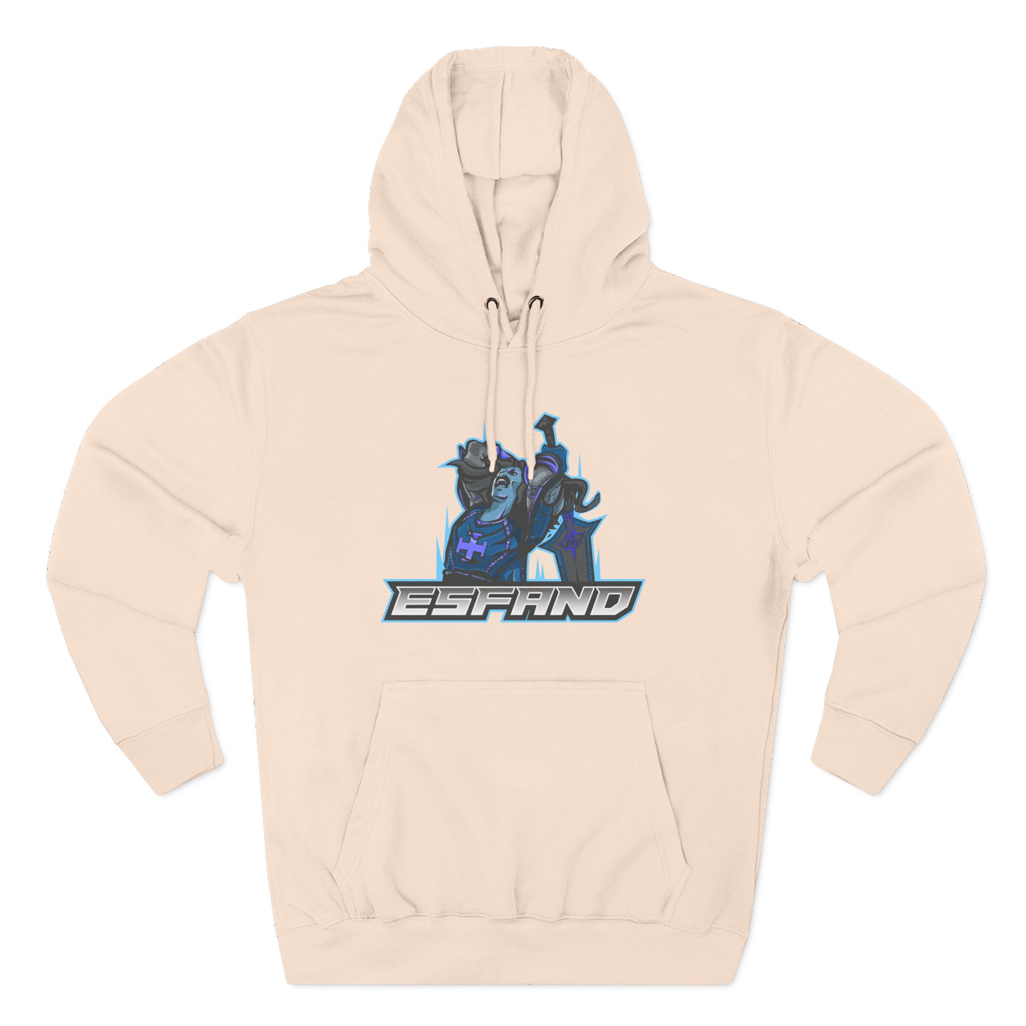 Esfand Three-Panel Fleece Hoodie