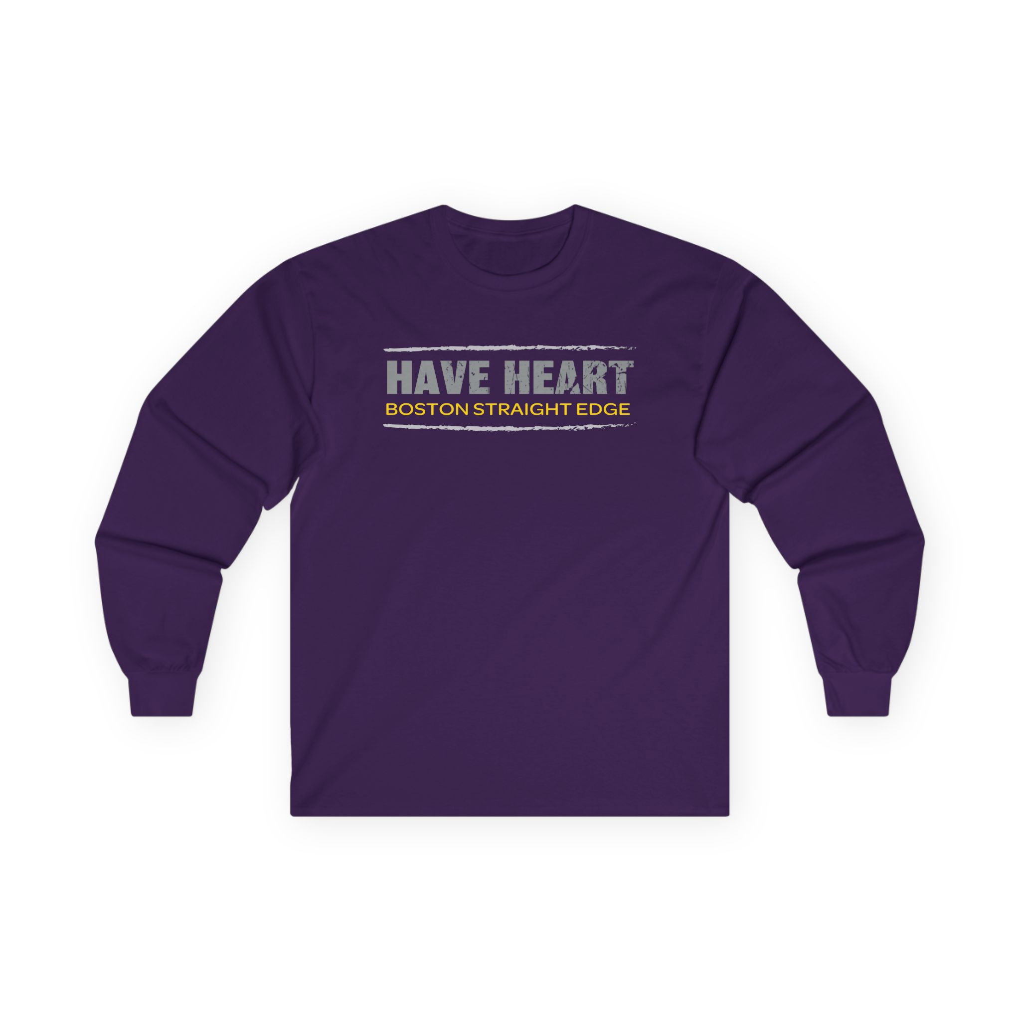 Have Heart Boston Straight Edge Unisex Ultra Cotton Long Sleeve Tee