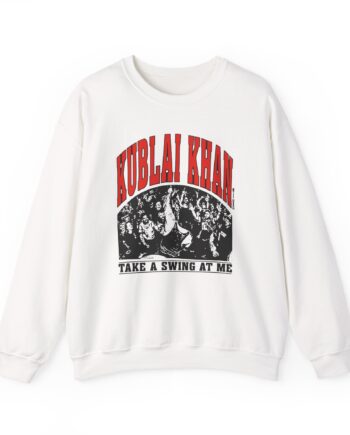 Kublai Khan - Take a Swing at Me Unisex Heavy Blend™ Crewneck Sweatshirt
