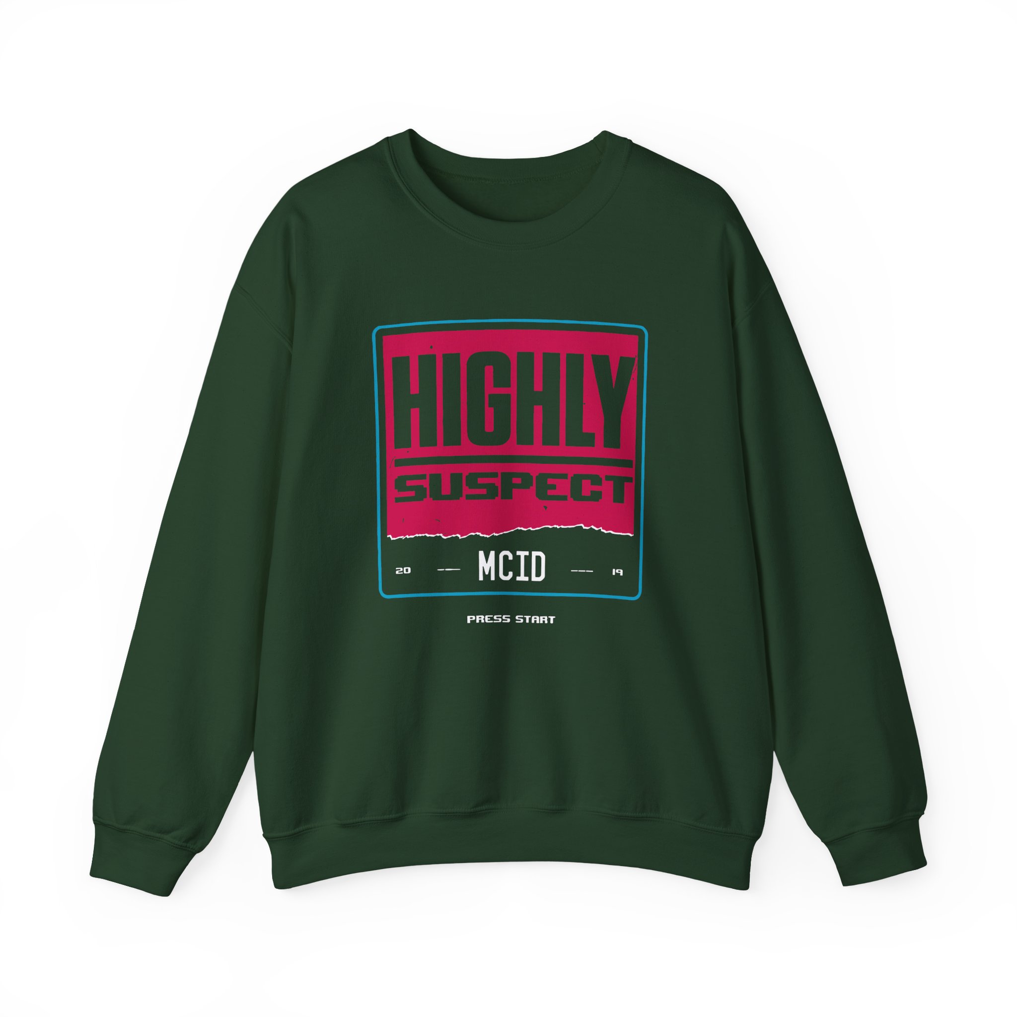 Highly Suspect Press Start Unisex Heavy Blend Crewneck Sweatshirt