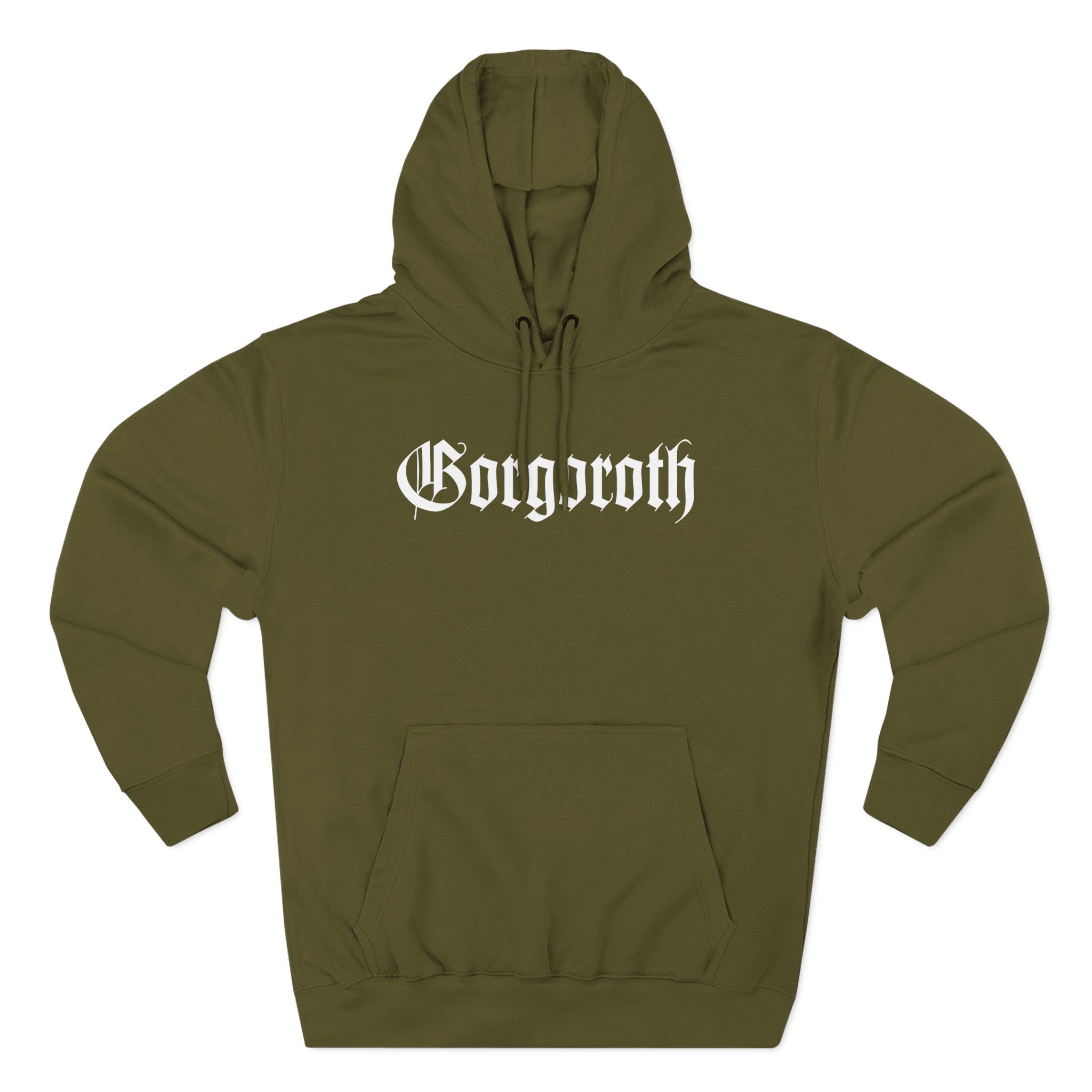 Gorgoroth Pentagram Three-Panel Fleece Hoodie