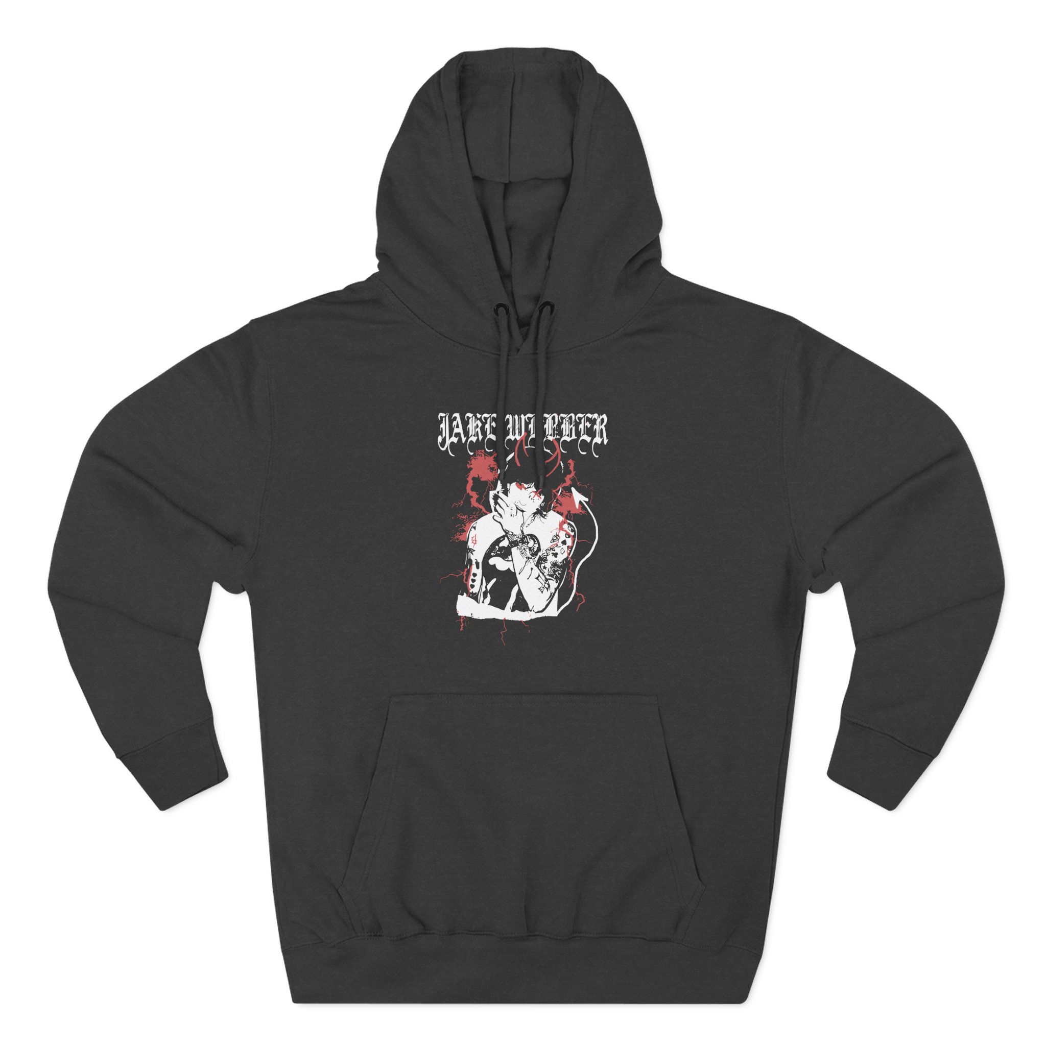 Jake Webber Three-Panel Fleece Hoodie