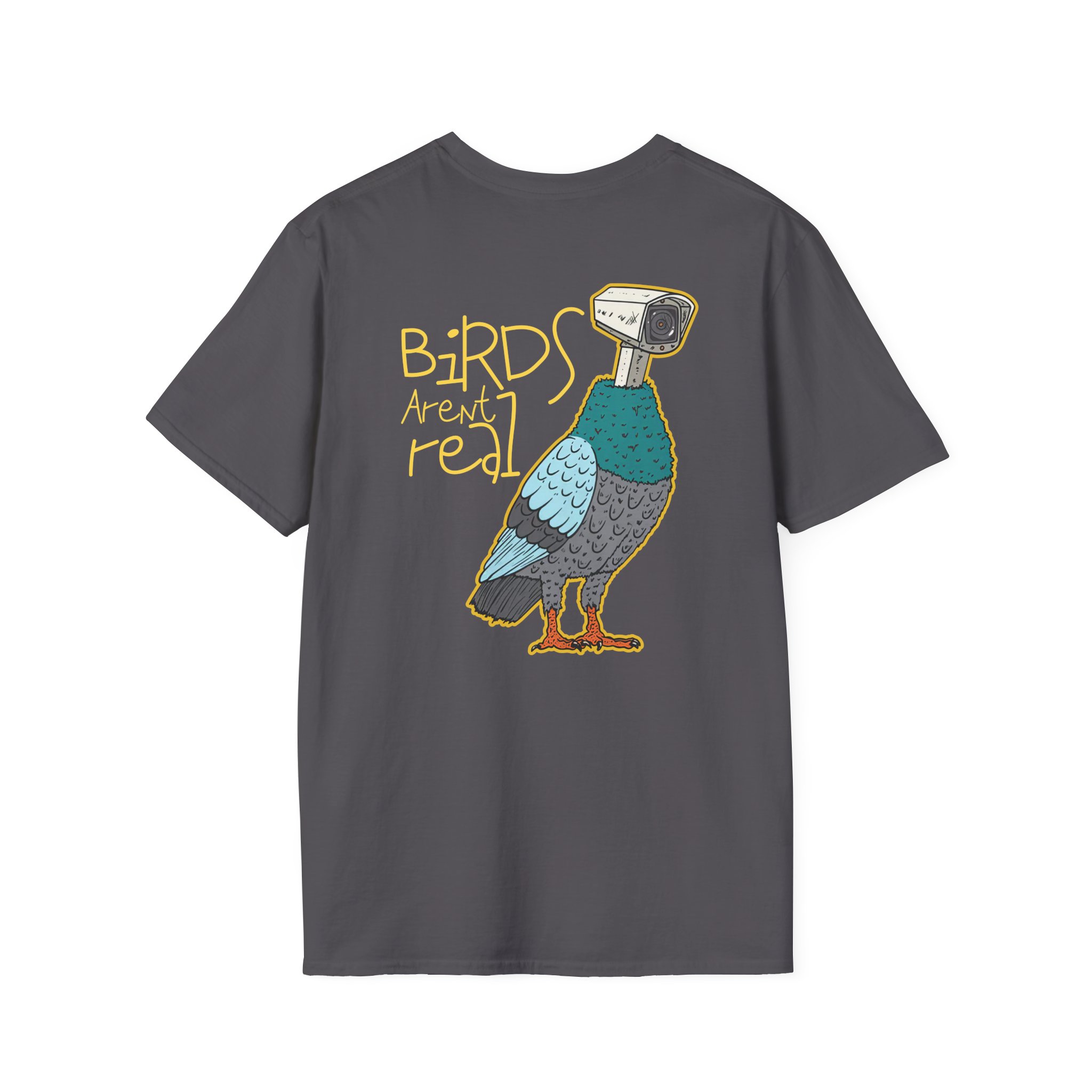 Birds Arent Real Unisex Softstyle T-Shirt