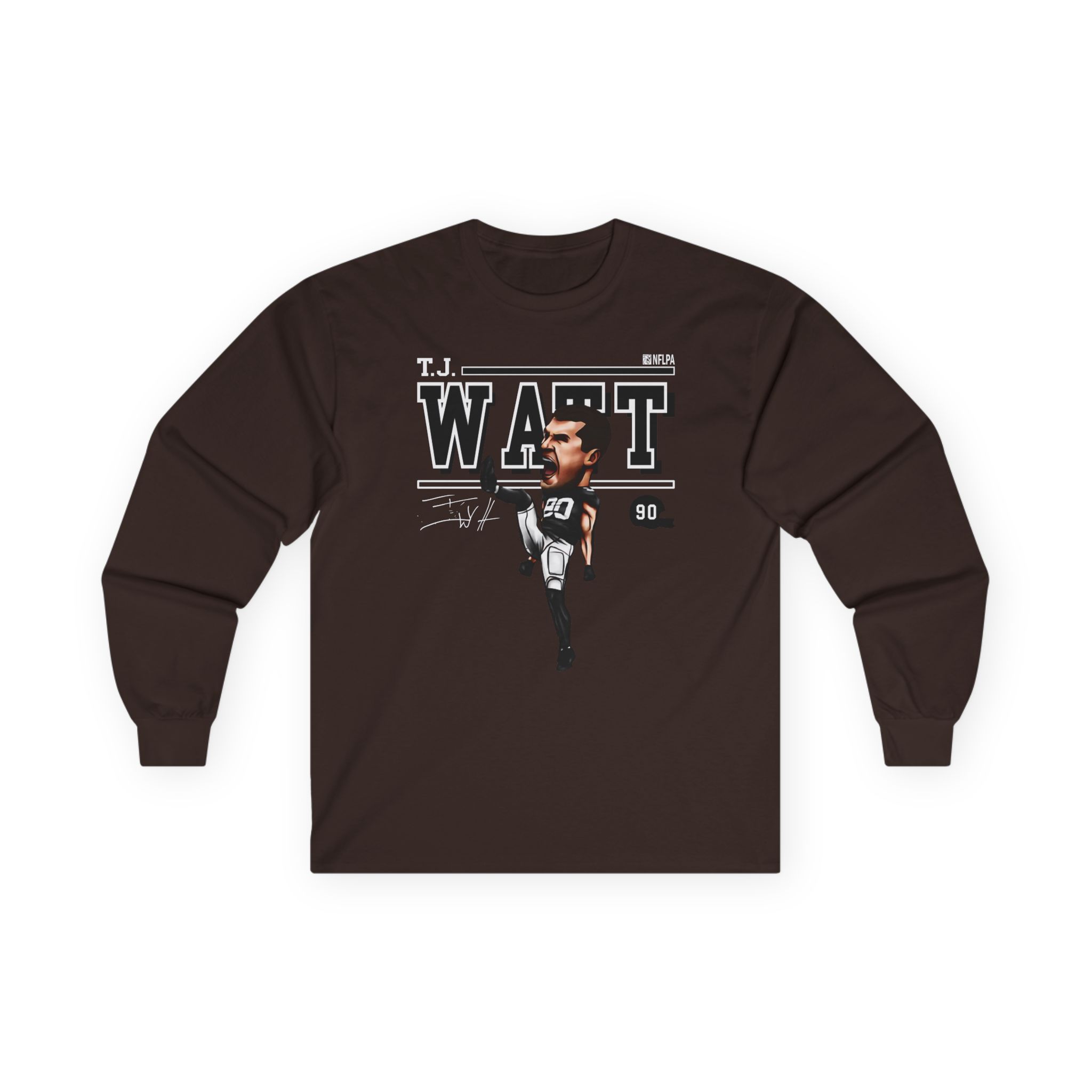 Tj Watt Cartoon Unisex Ultra Cotton Long Sleeve Tee