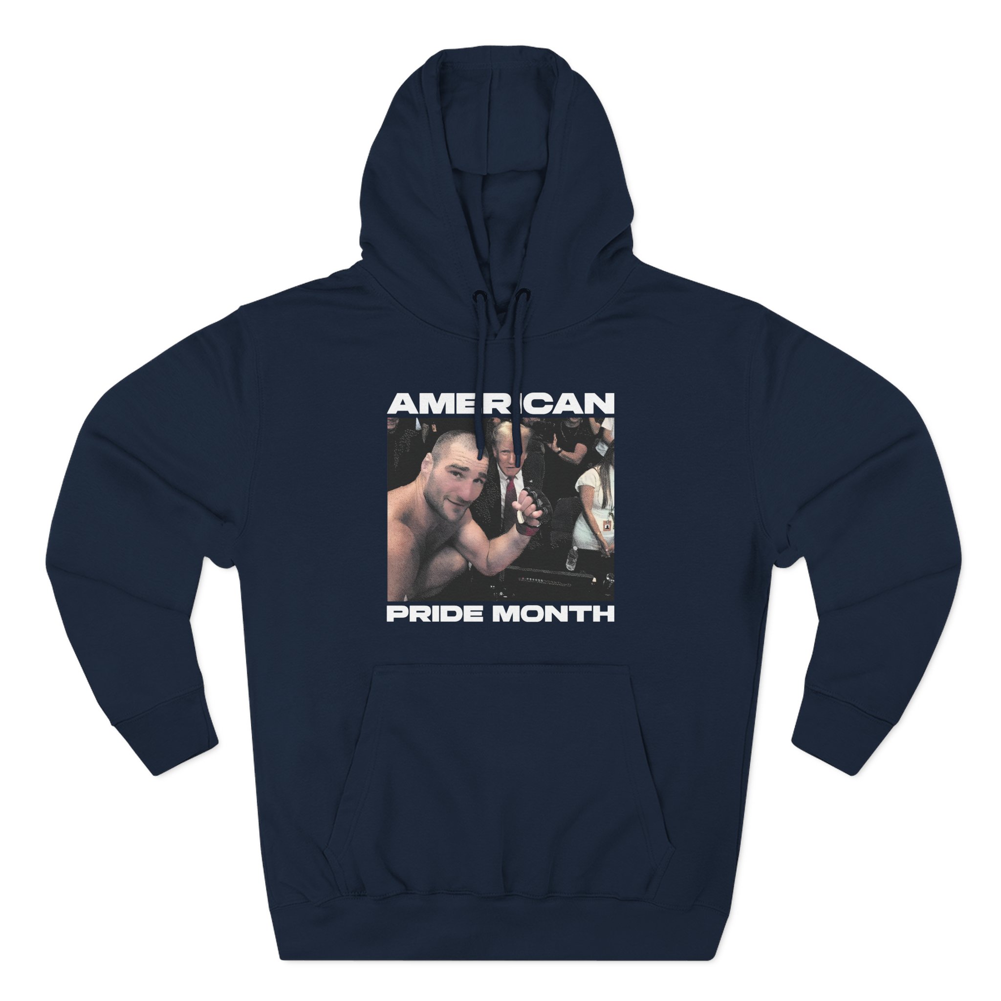 Sean Strickland American Pride Month Three-Panel Fleece Hoodie