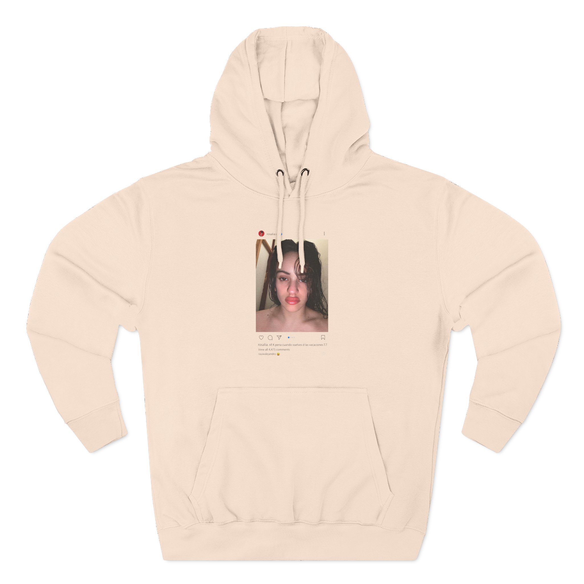 Rosalia Motomami Instagram Three-Panel Fleece Hoodie