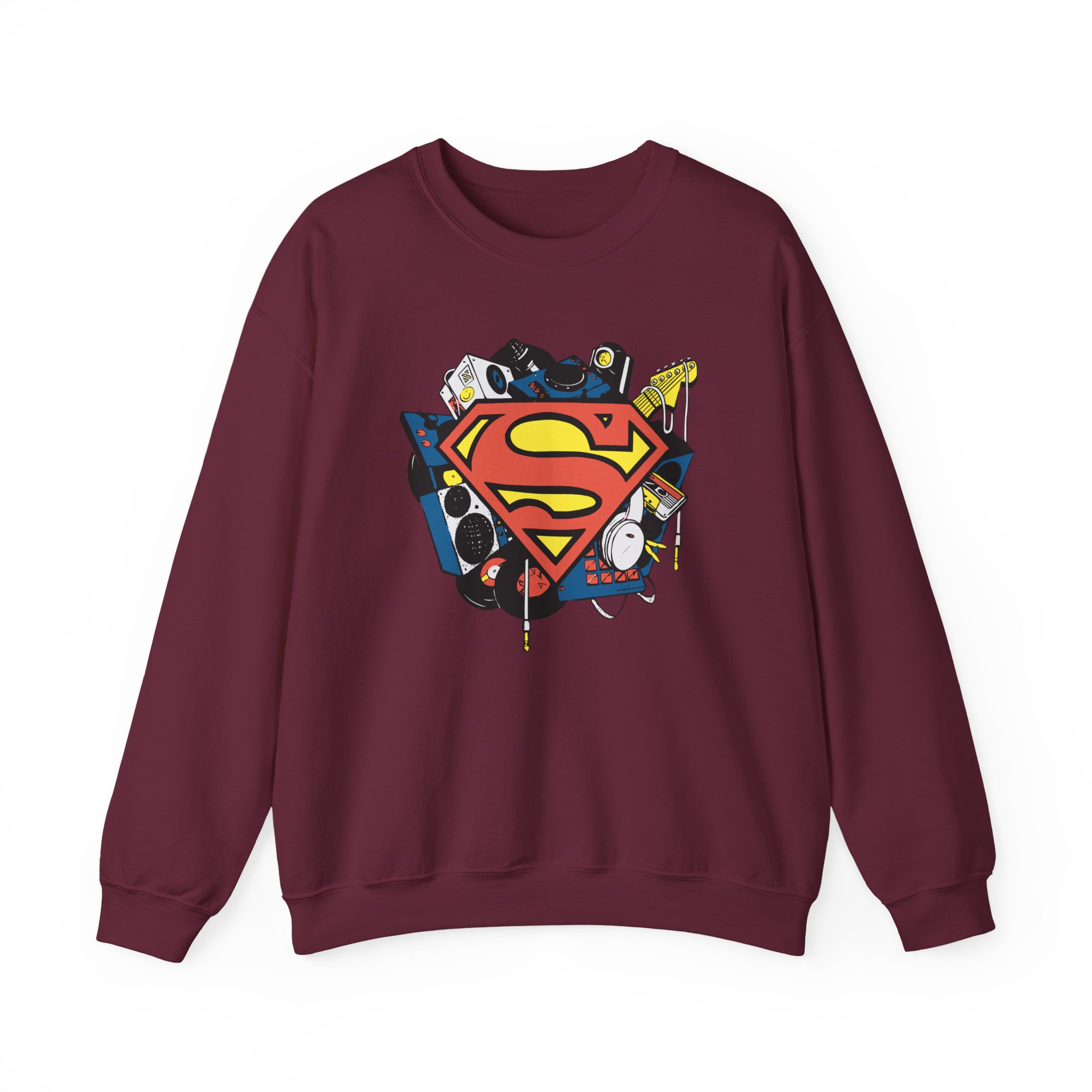 Kaskade X Superman Musician Unisex Heavy Blendâ„¢ Crewneck Sweatshirt