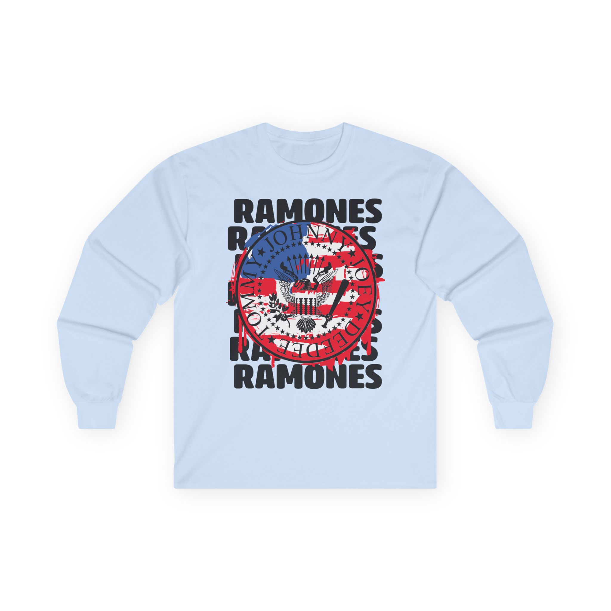 Ramones US Flag Unisex Ultra Cotton Long Sleeve Tee