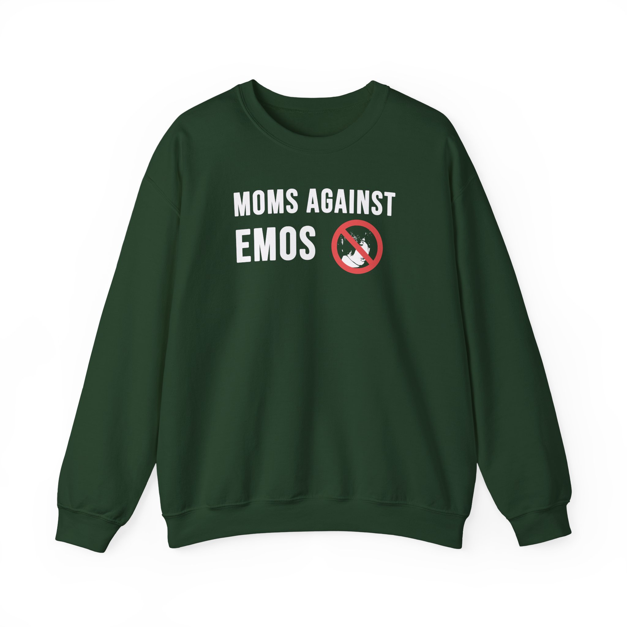 Jake & Johnnie Moms Against Emos Unisex Heavy Blendâ„¢ Crewneck Sweatshirt