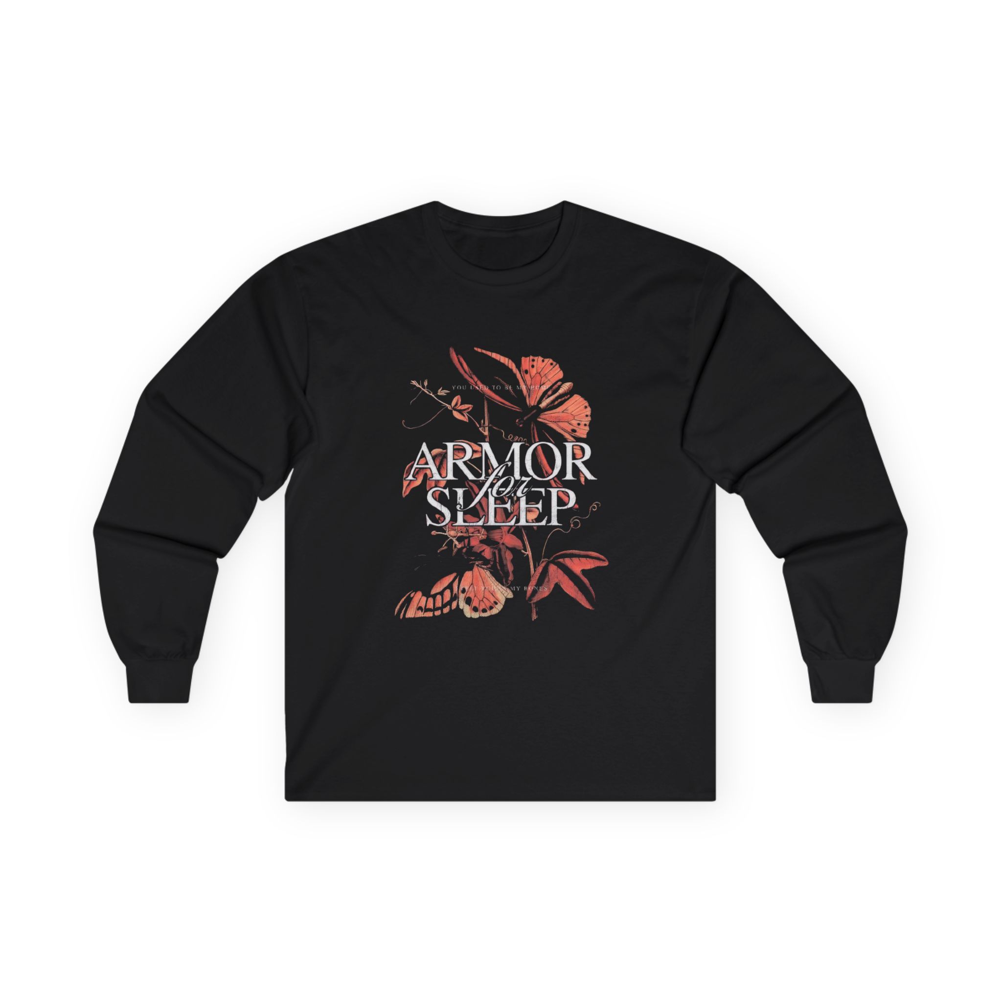 Armor for Sleep Orange Butterflies Unisex Ultra Cotton Long Sleeve Tee