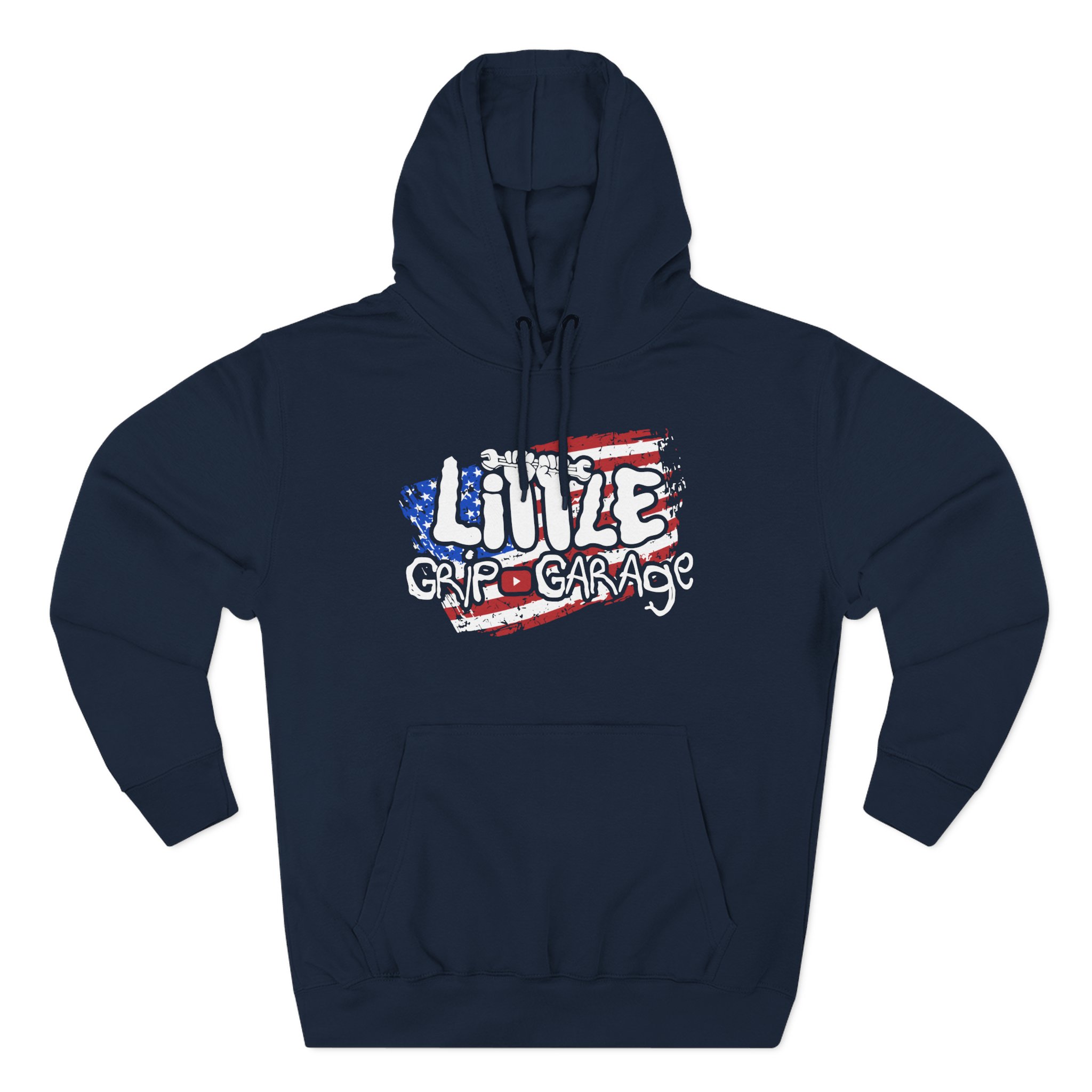 Vicegripgarage Little Grip Garage Three-Panel Fleece Hoodie