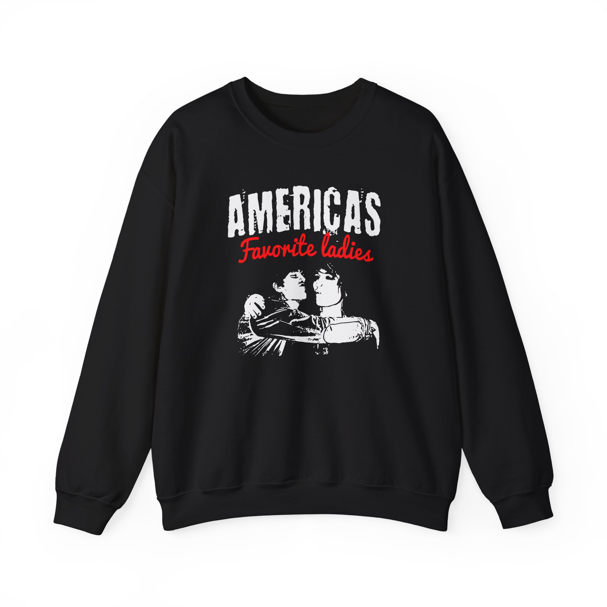 Jake & Johnnie Americas Favorite Ladies Unisex Heavy Blendâ„¢ Crewneck Sweatshirt