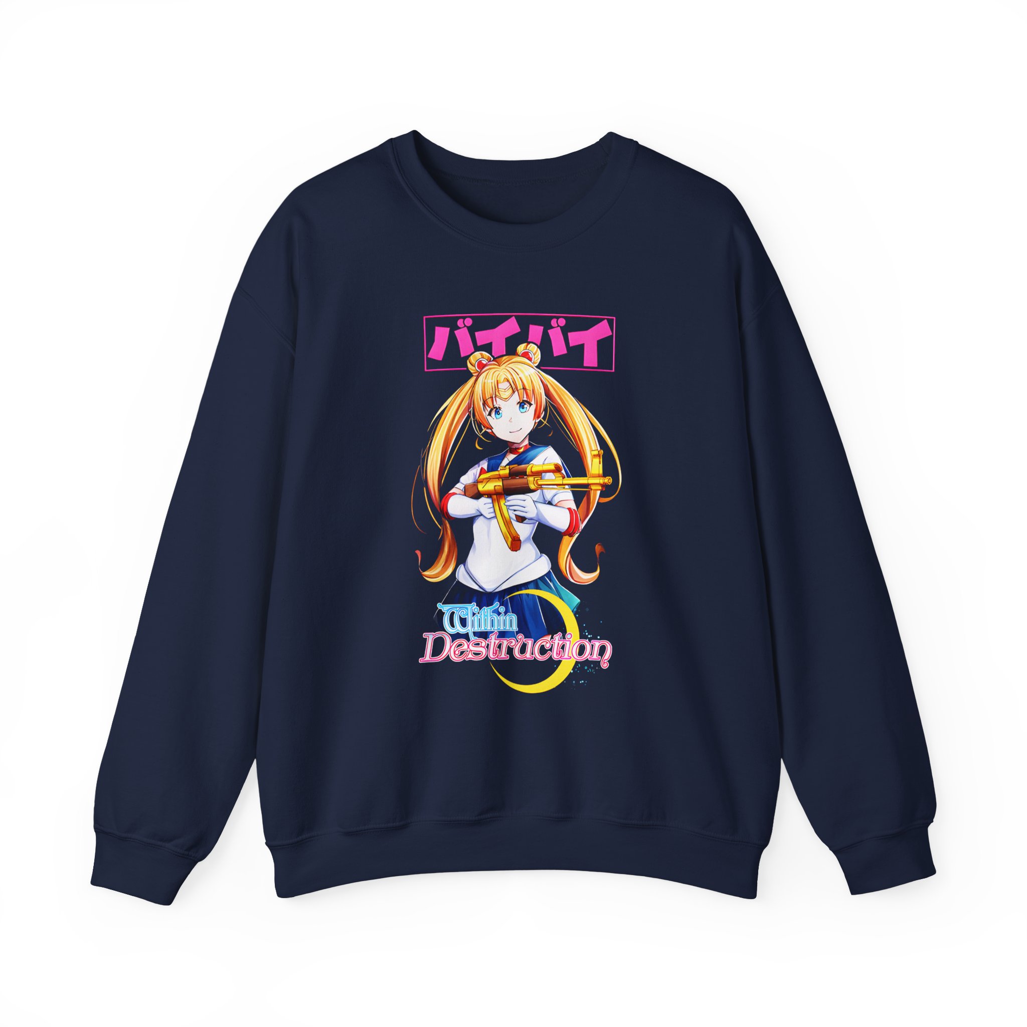 Within Destruction Sailor Moon Unisex Heavy Blend Crewneck Sweatshirt