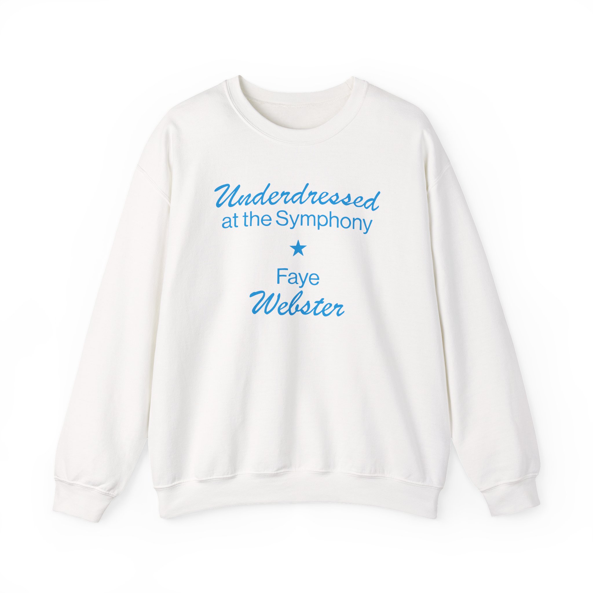 Faye Webster Underdressed at the Symphony 2024 Tour Unisex Heavy Blendâ„¢ Crewneck Sweatshirt