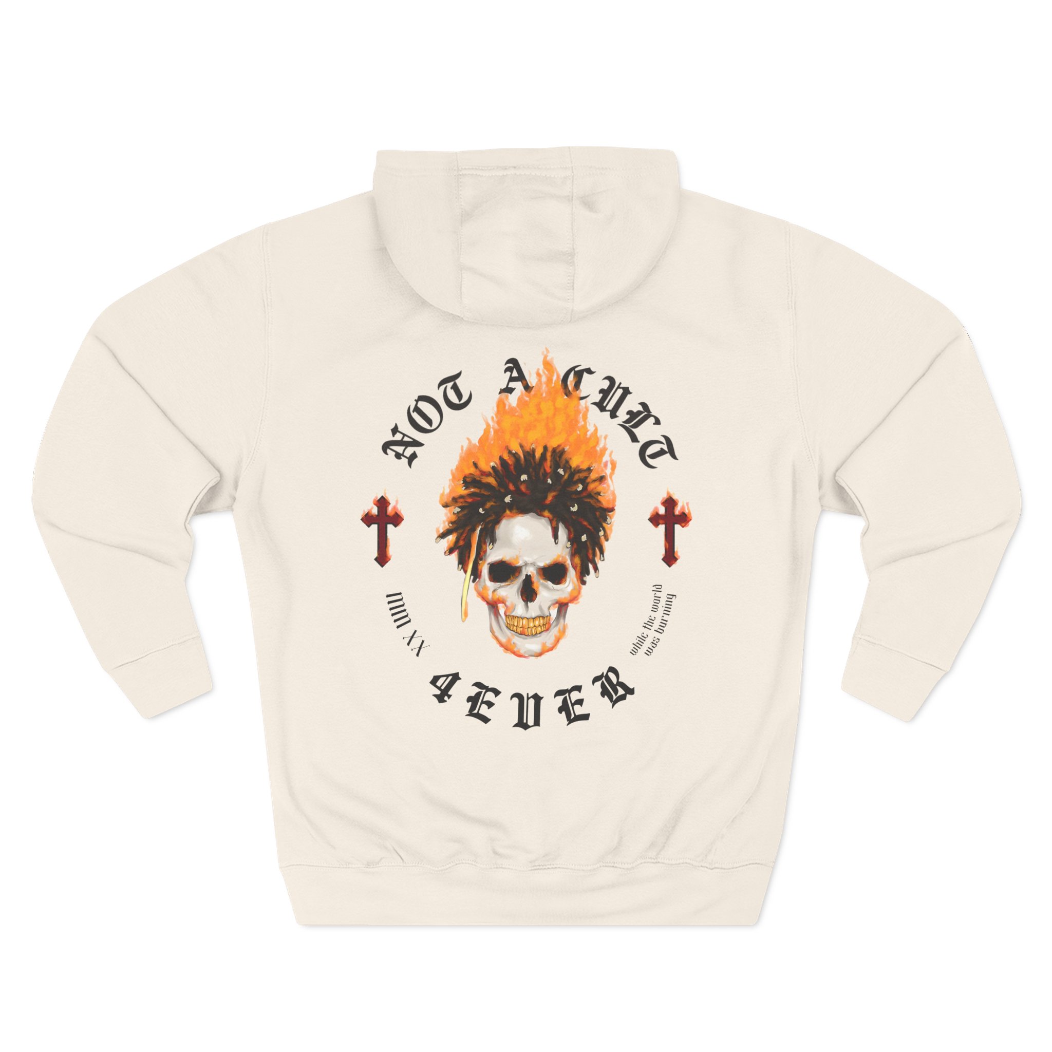 Saint Jhn Cult 4ever Three-Panel Fleece Hoodie