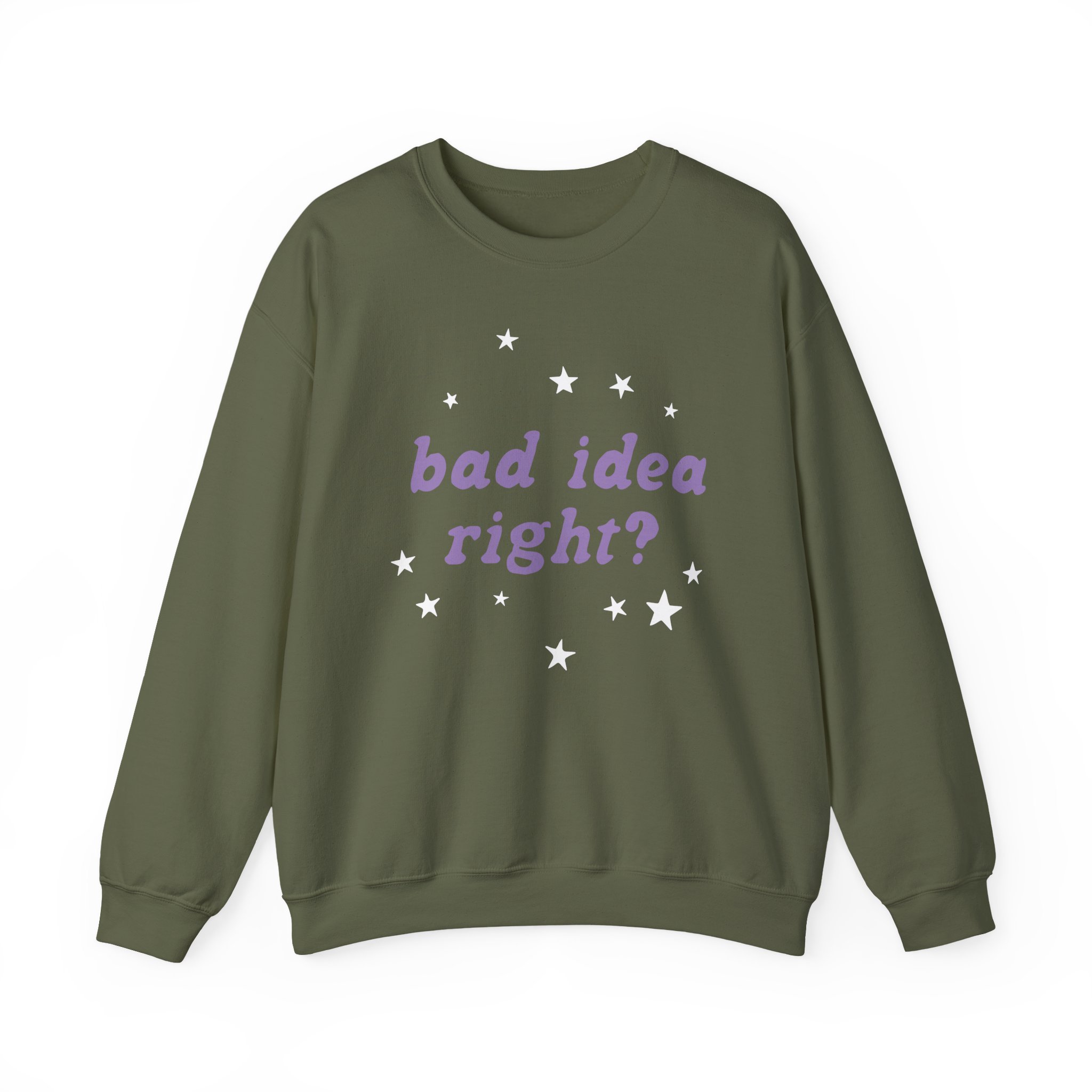 Bad Idea Right Unisex Heavy Blendâ„¢ Crewneck Sweatshirt