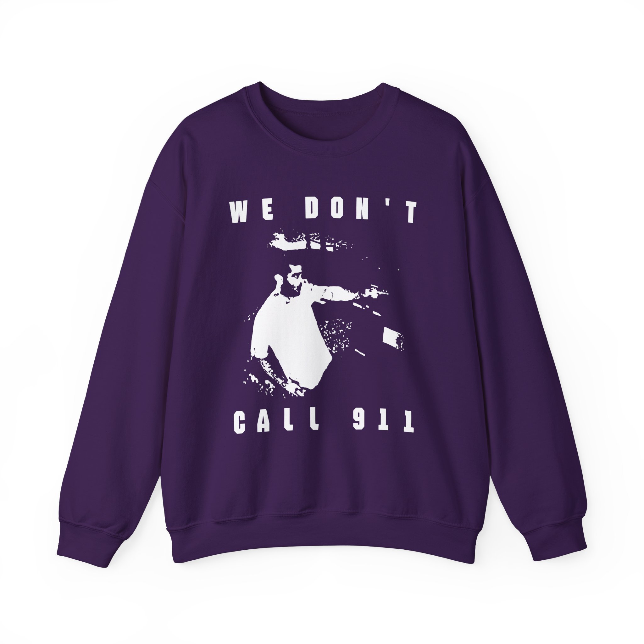 Sean Strickland We Don't Call 911 Unisex Heavy Blendâ„¢ Crewneck Sweatshirt