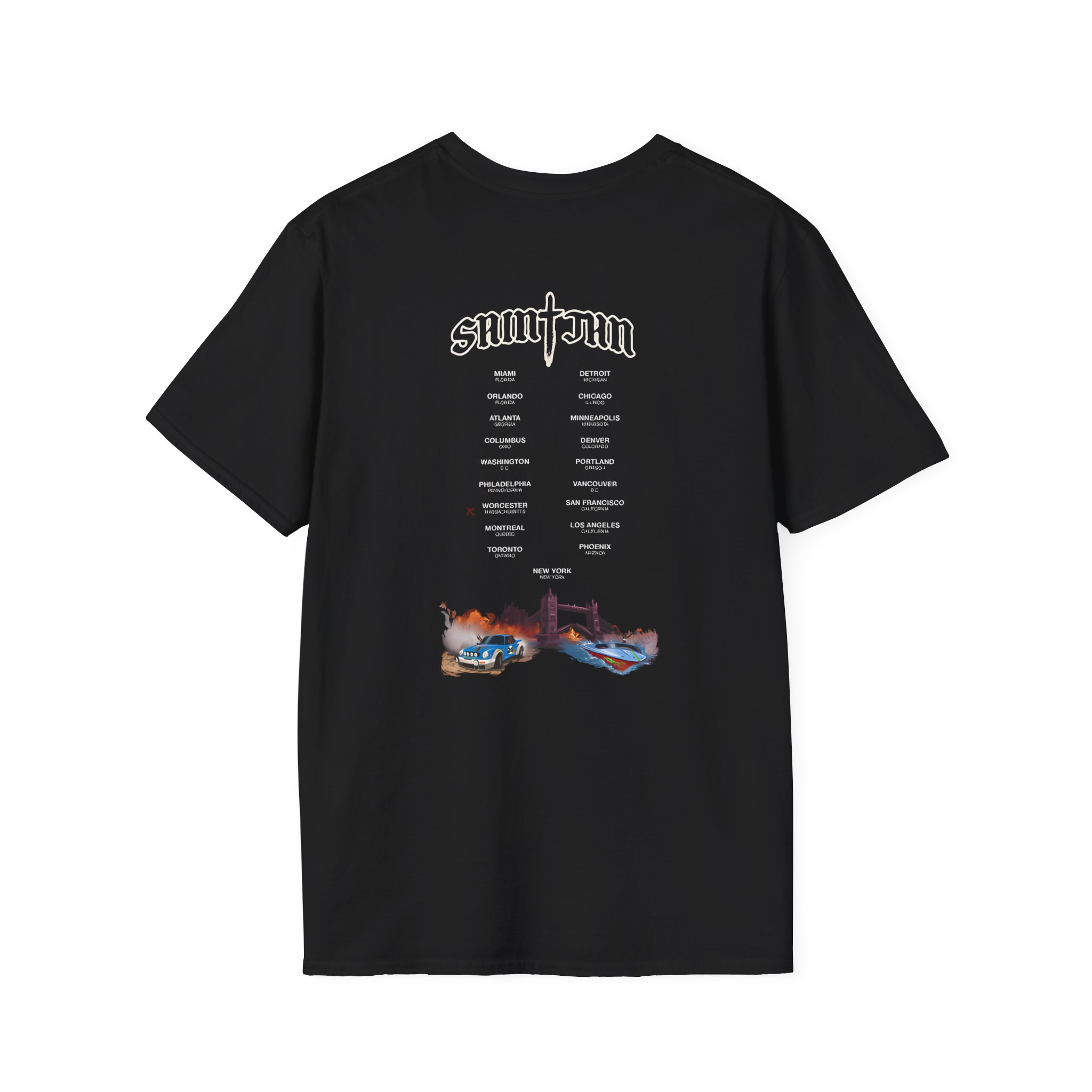 Saint JhnIgnorant Forever World Tour Unisex Softstyle T-Shirt