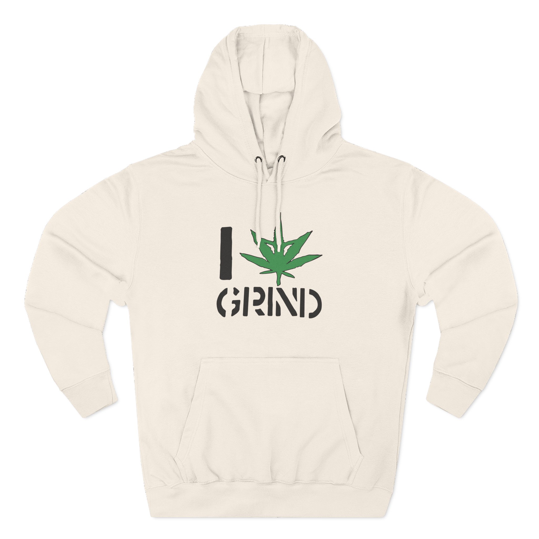 Brutal Truth I Weed Grind Three-Panel Fleece Hoodie
