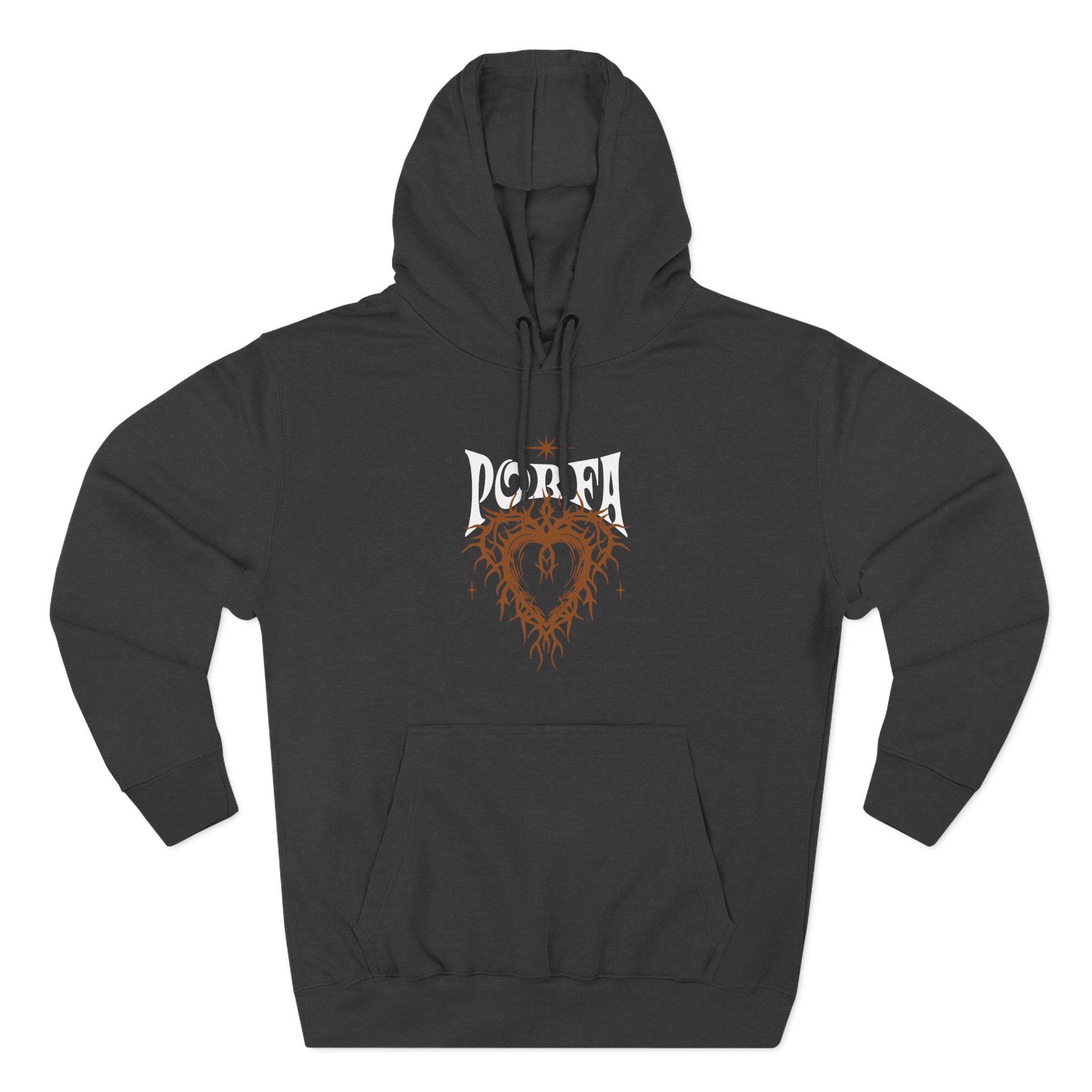 Porfa Thorn Three-Panel Fleece Hoodie