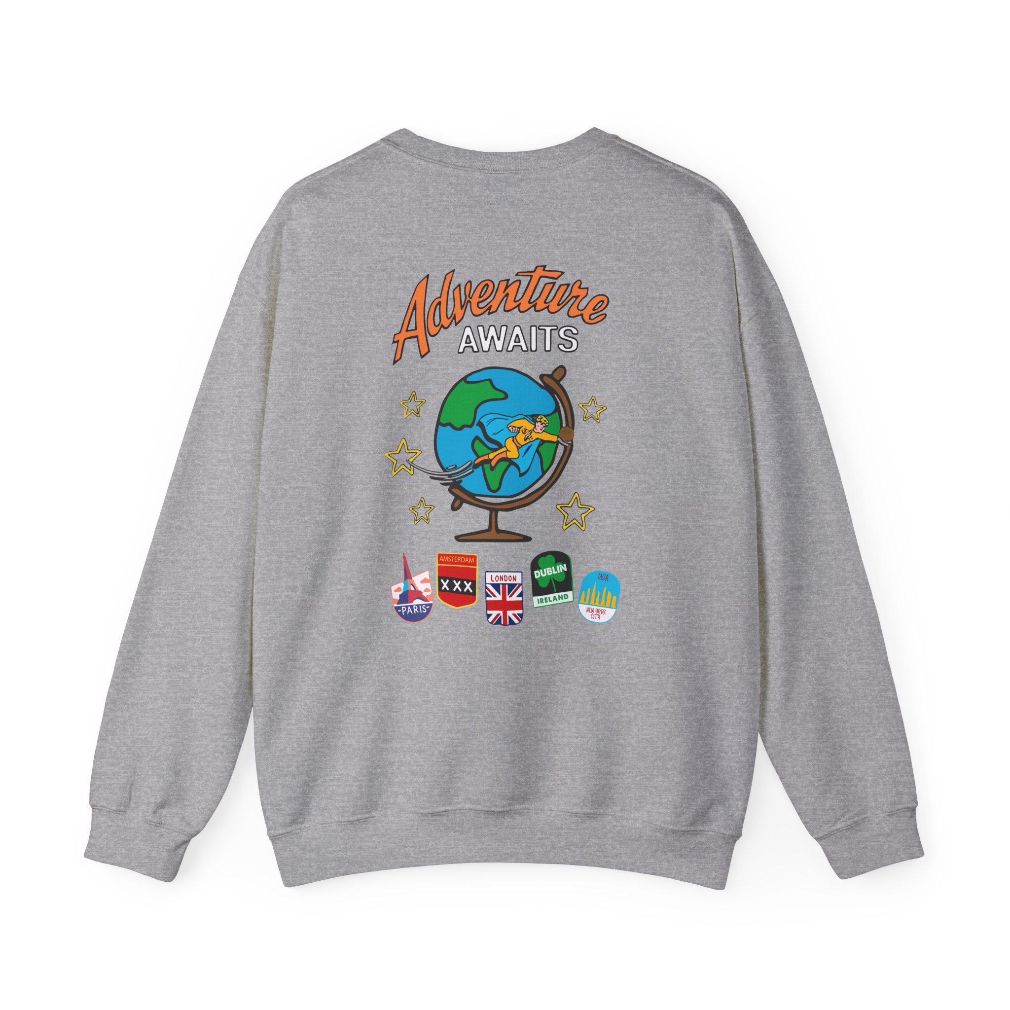 Ryan Trahan One Cent Adventure Awaits Travel Club Unisex Heavy Blendâ„¢ Crewneck Sweatshirt