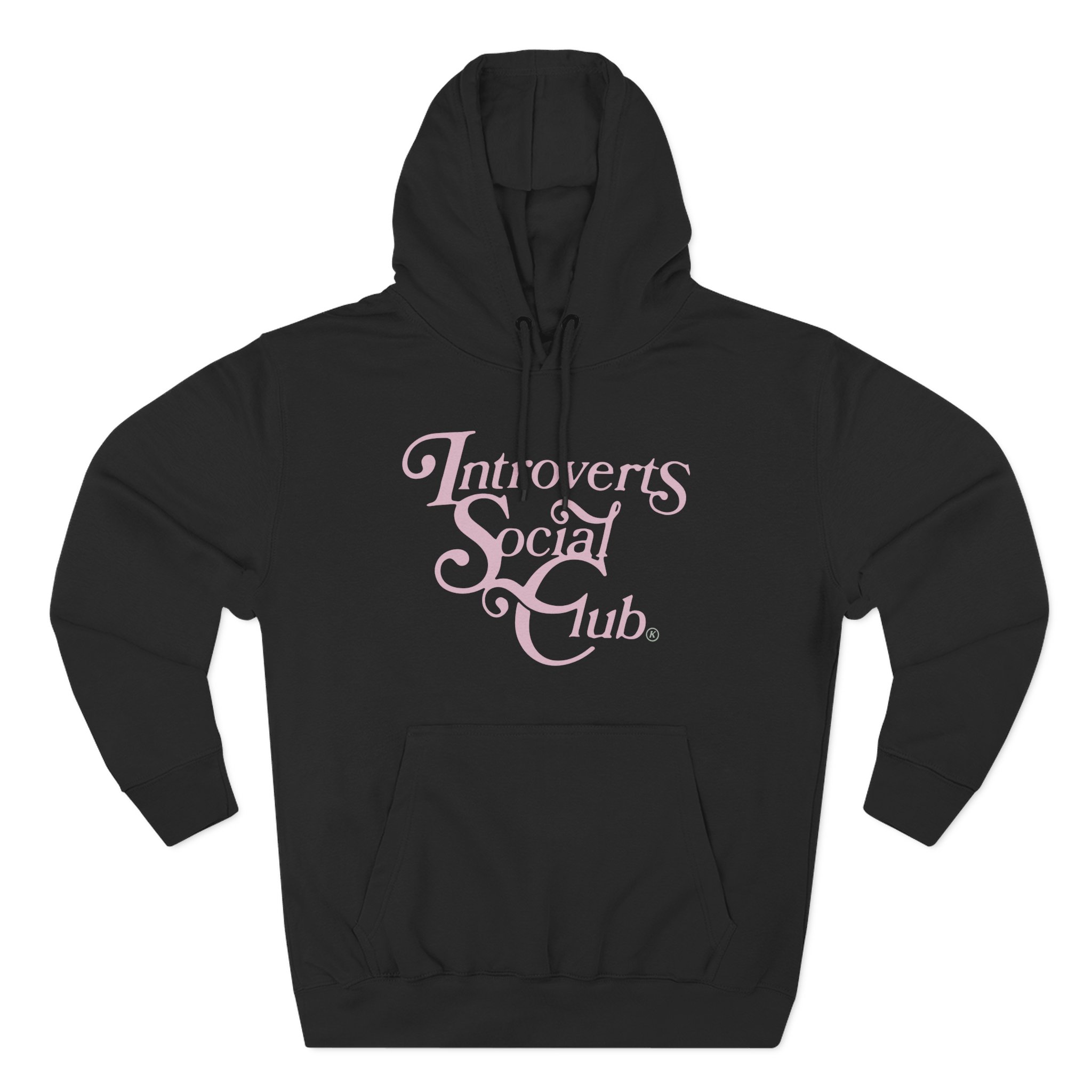 Kallmekris Introverts Social Club Three-Panel Fleece Hoodie