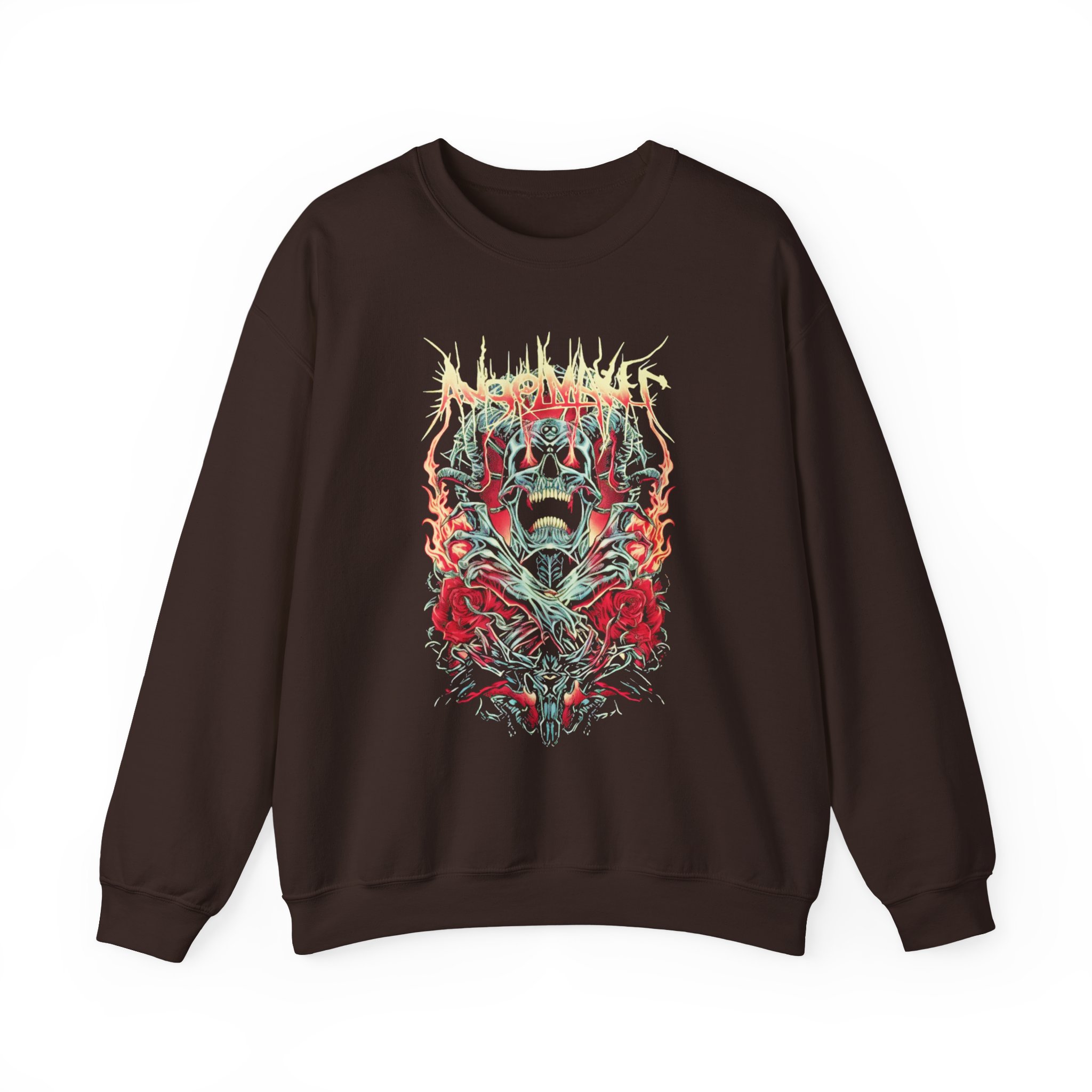 Angelmaker Demon Roses Unisex Heavy Blendâ„¢ Crewneck Sweatshirt