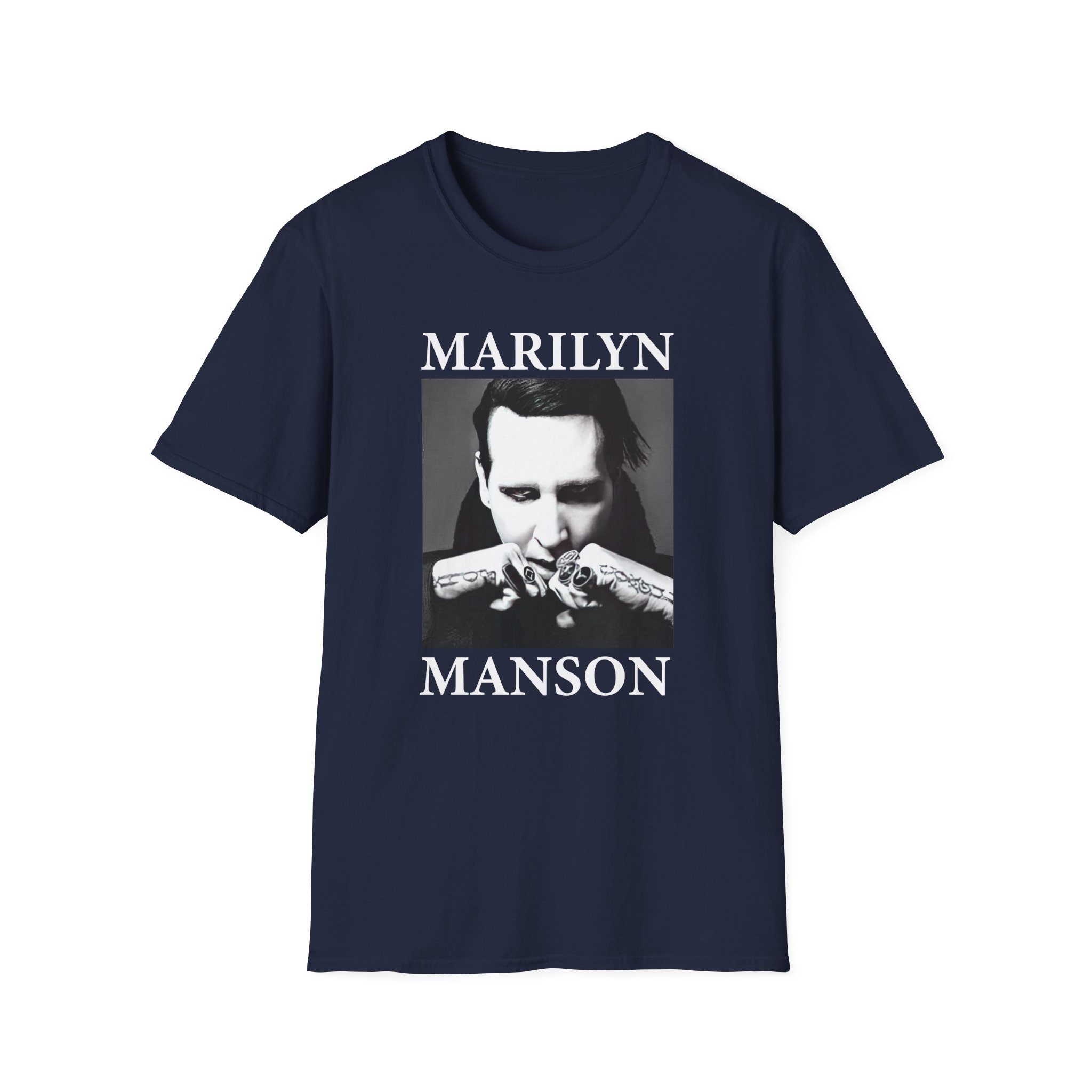 Marilyn Manson Fists Amplified Unisex Softstyle T-Shirt