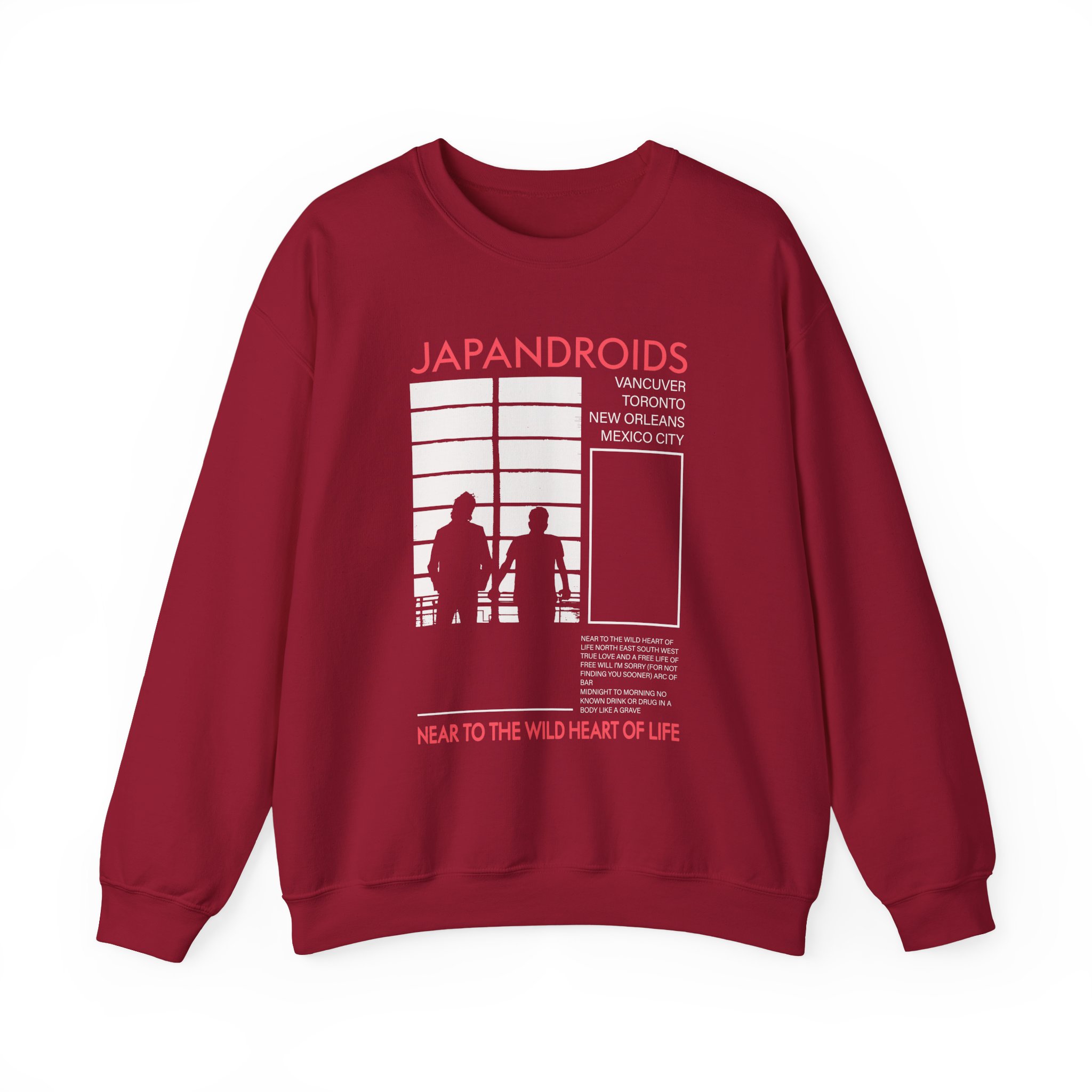 Japandroids Unisex Heavy Blendâ„¢ Crewneck Sweatshirt