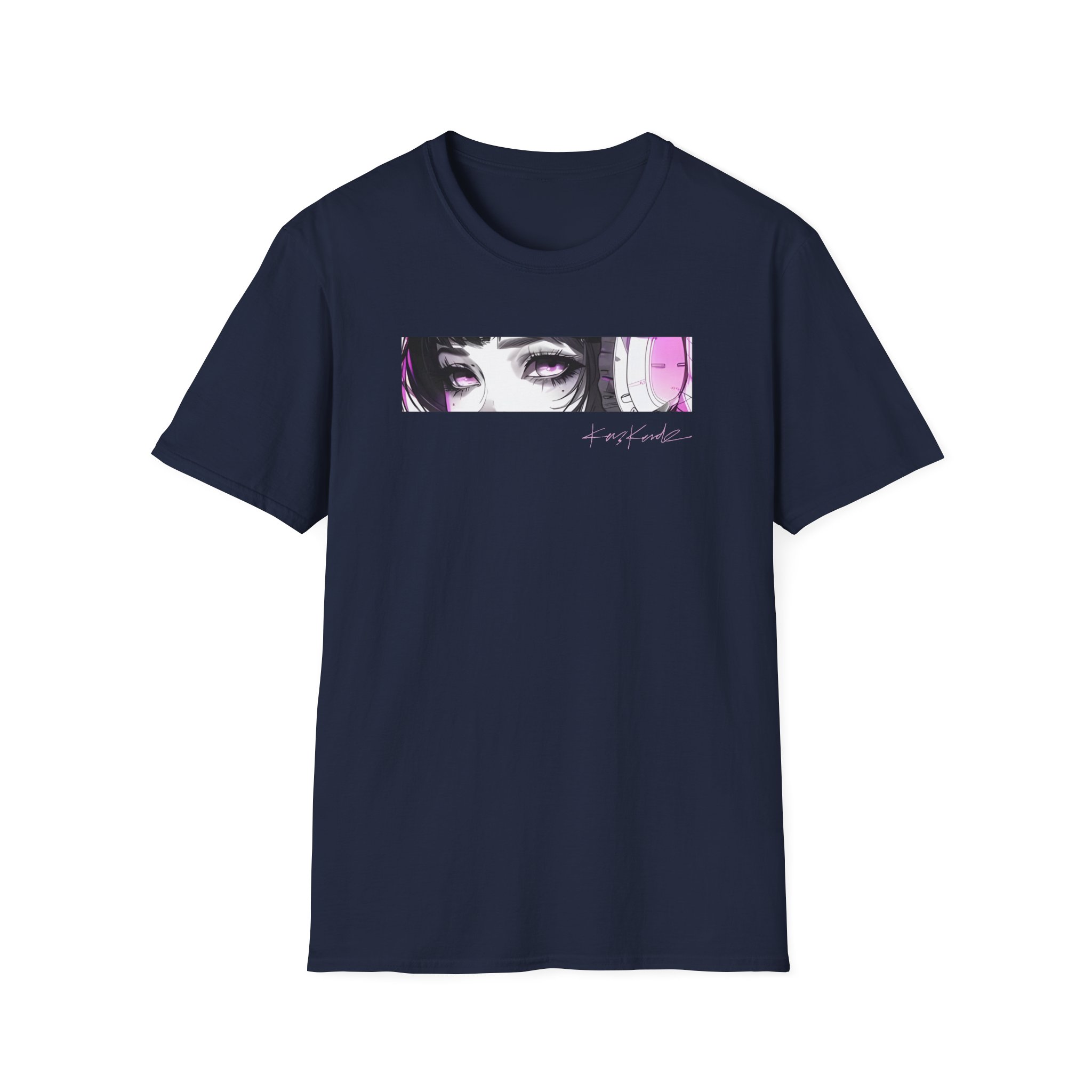 Kaskade Anime Eyes Unisex Softstyle T-Shirt