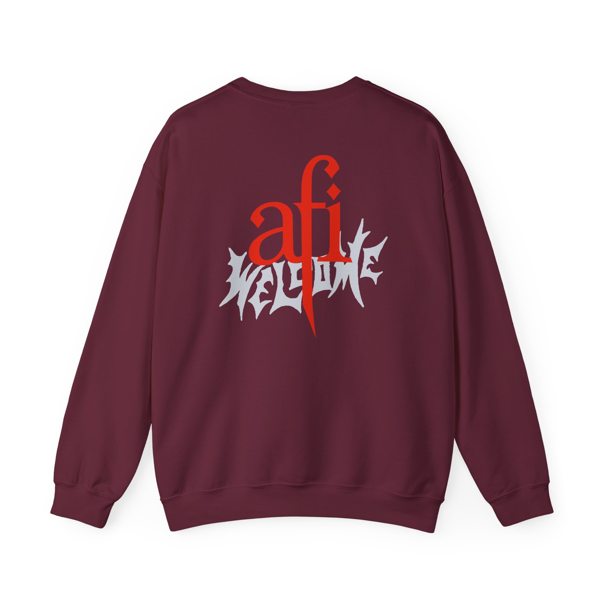 Afi X Welcome Nowhere Unisex Heavy Blendâ„¢ Crewneck Sweatshirt