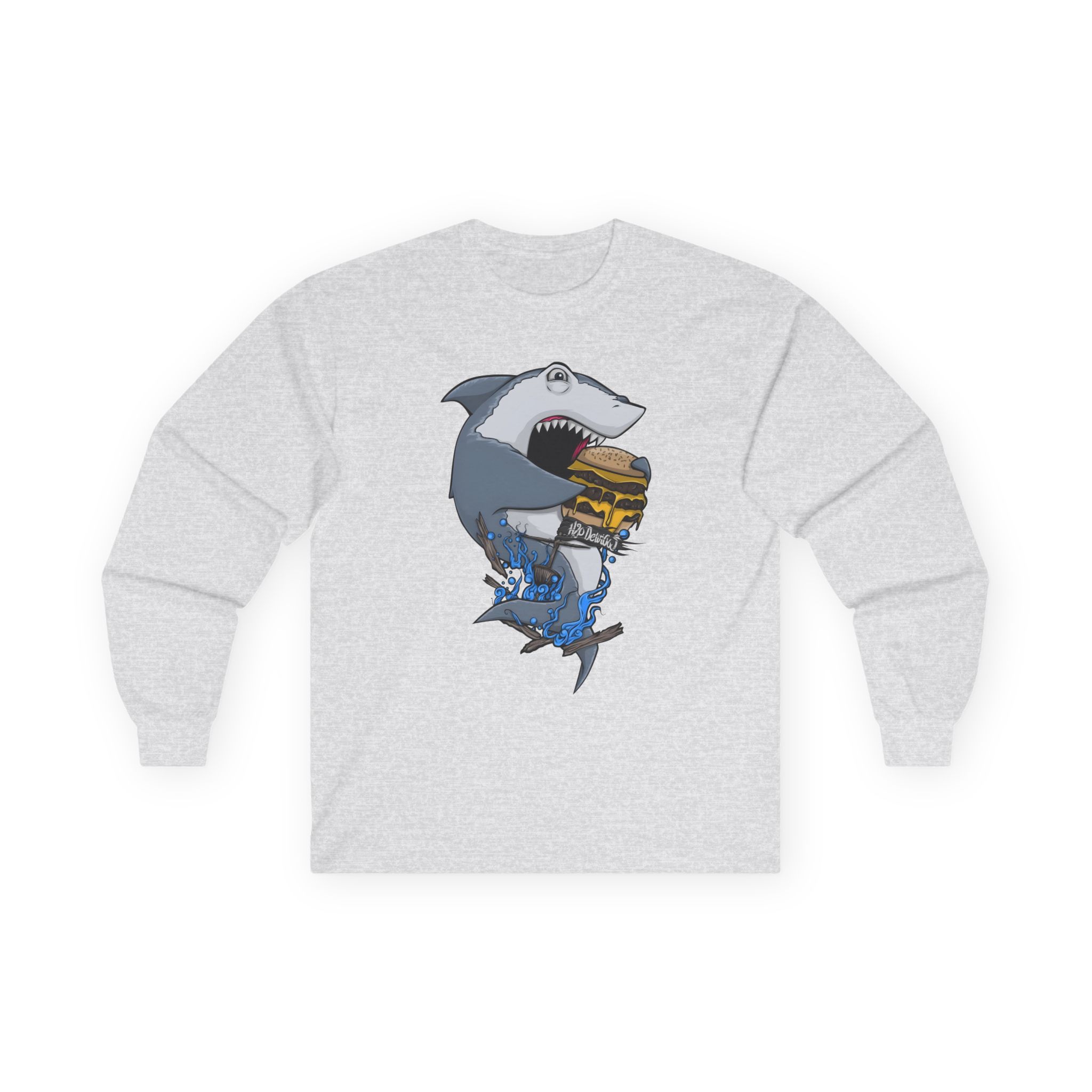 H2odelirious Hungry Shark Unisex Ultra Cotton Long Sleeve Tee