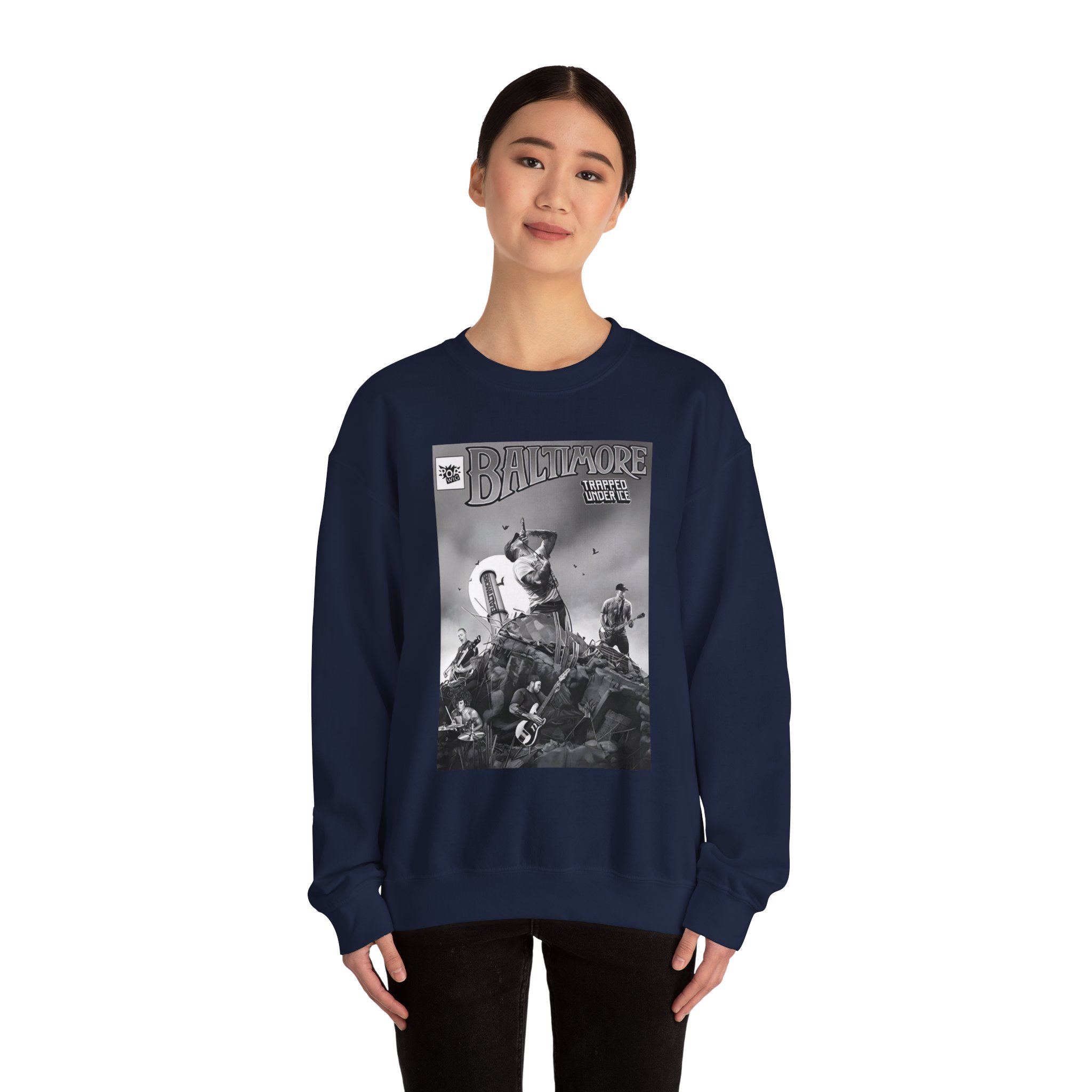 Trapped Under Ice Unisex Heavy Blend Crewneck Sweatshirt