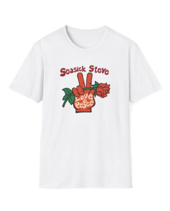 Seasick Steve Love & Peace Unisex Softstyle T-Shirt