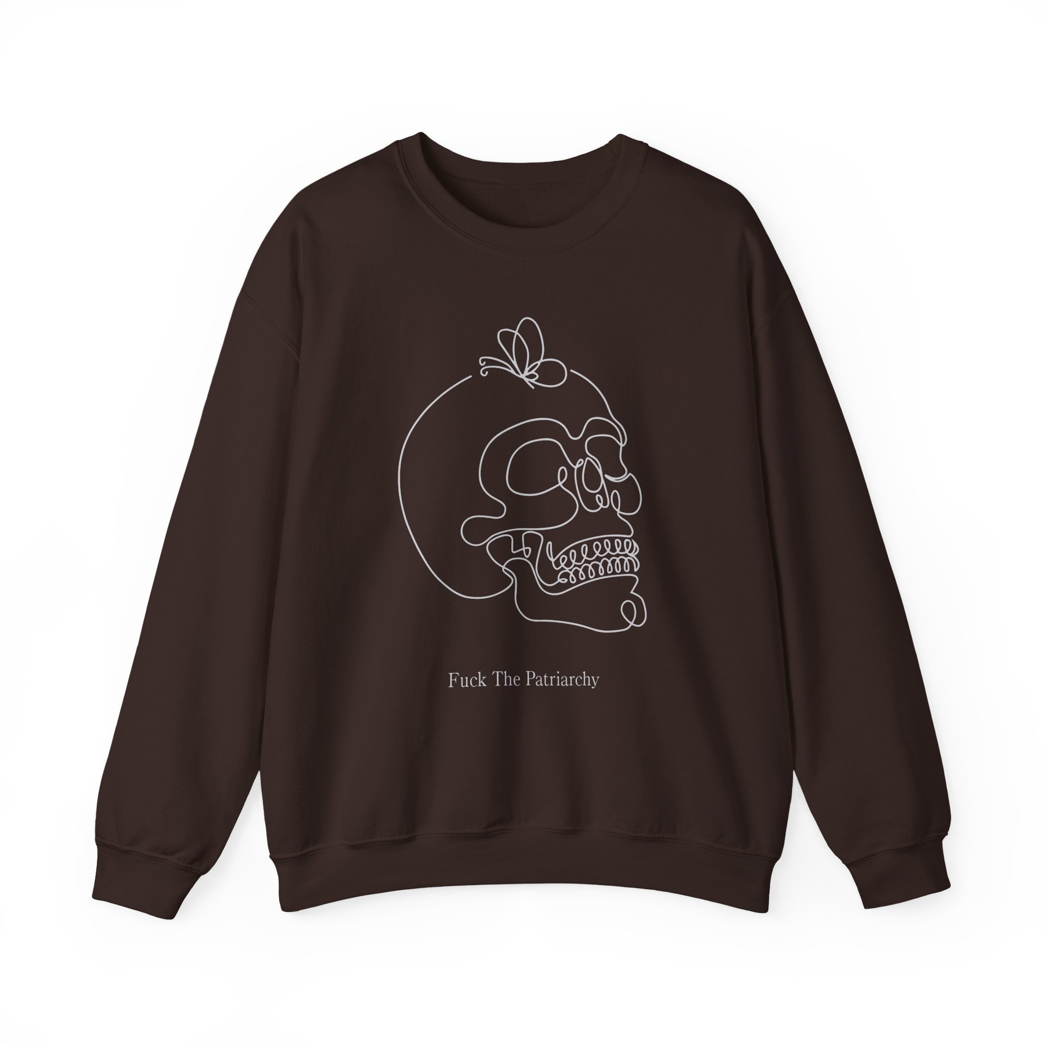 Qtcinderella Fuck the Patriarchy Unisex Heavy Blendâ„¢ Crewneck Sweatshirt